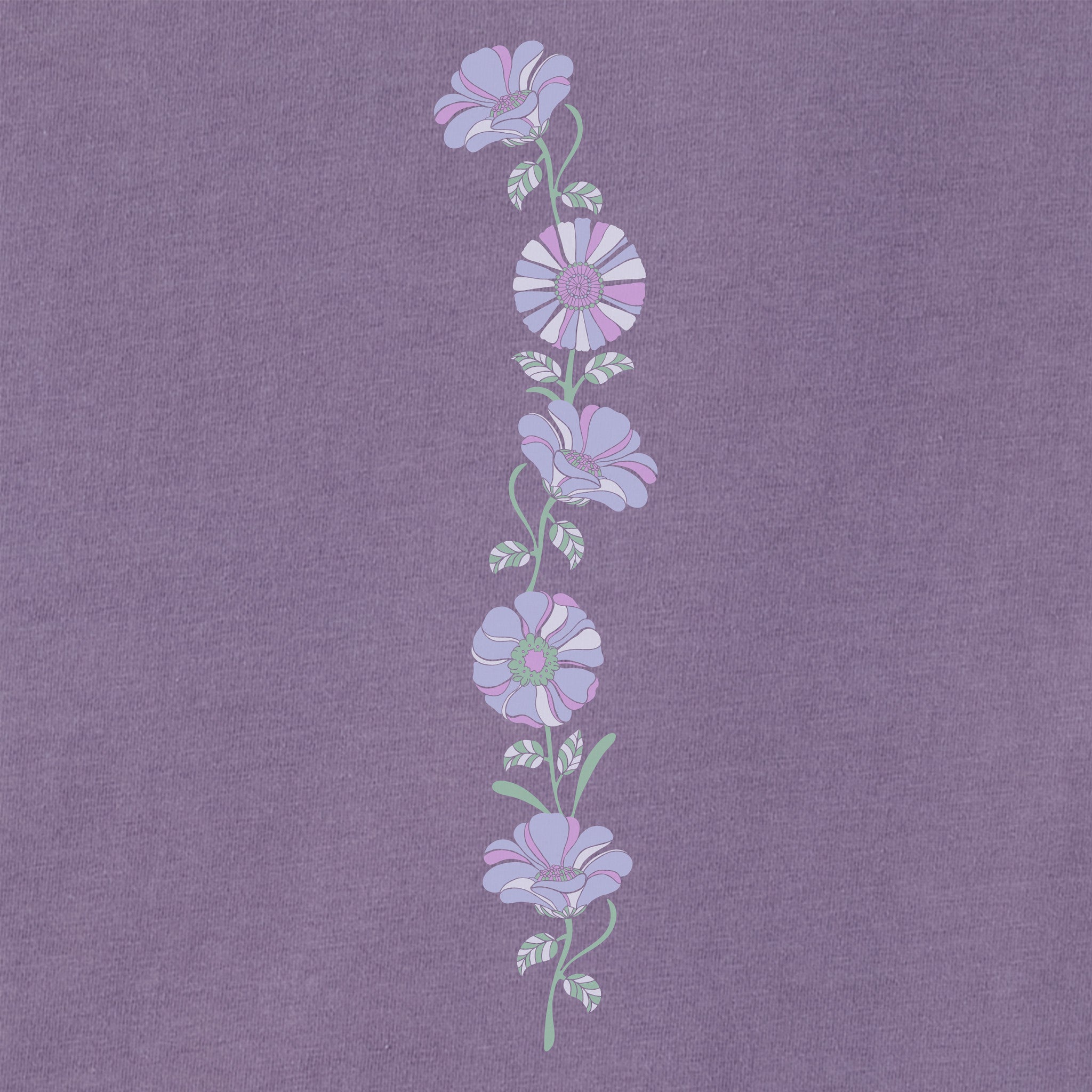 Women's Grow Through Retro Flowers Long Sleeve Crusher Tee | Shop