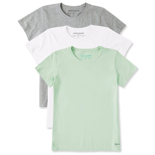 Product image for "Womens Solid 3-Pack Crusher-LITE Crew  Multi 2" ||158159PACK_1