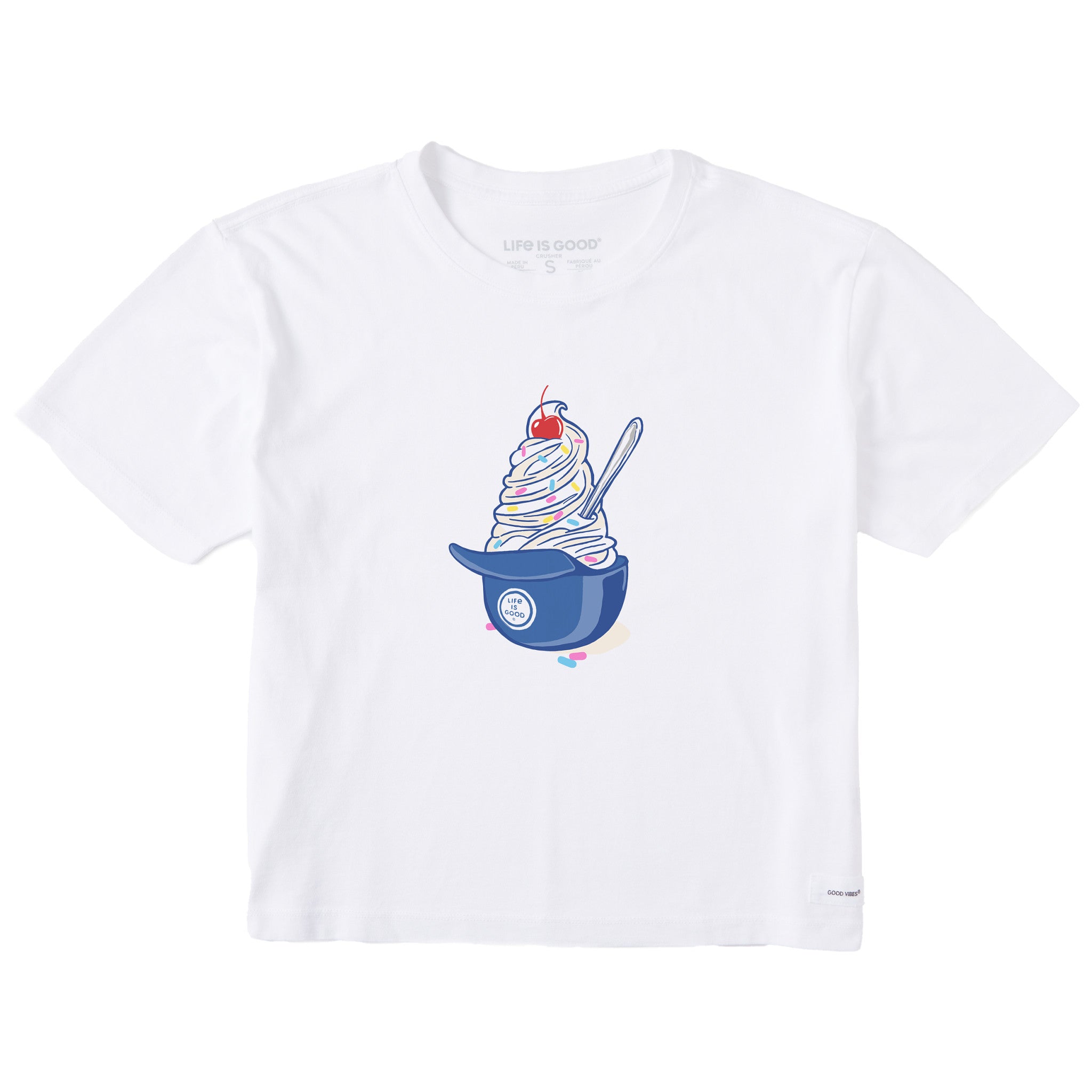 Women's Baseball Ice Cream Short Sleeve Crusher Boxy Tee | Shop