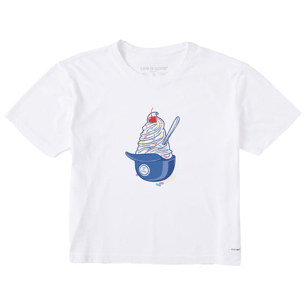 Women's Baseball Ice Cream Short Sleeve Crusher Boxy Tee | Shop
