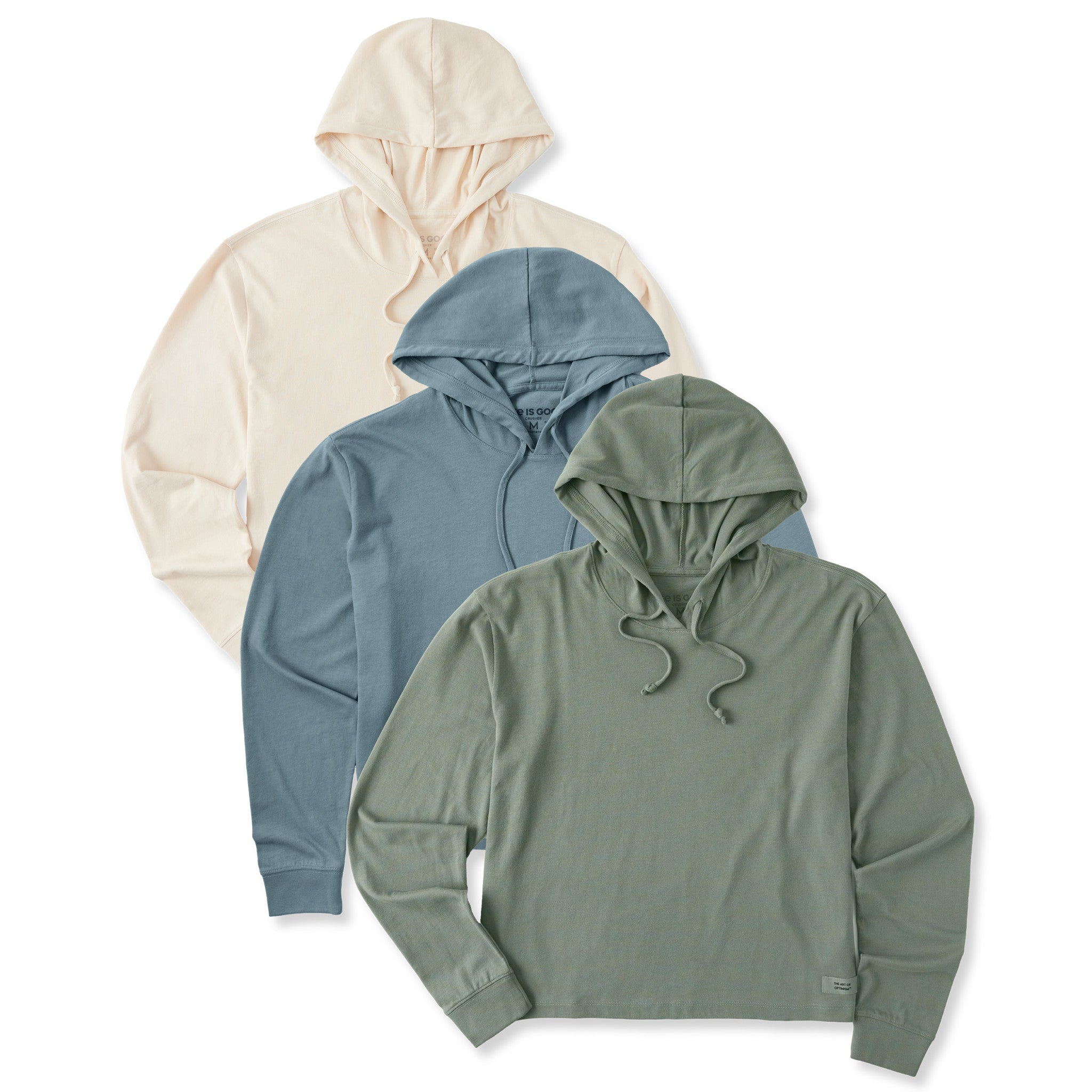 Women's Solid 3-Pack Crusher Boxy Hoodie Multi | Shop Life is Good