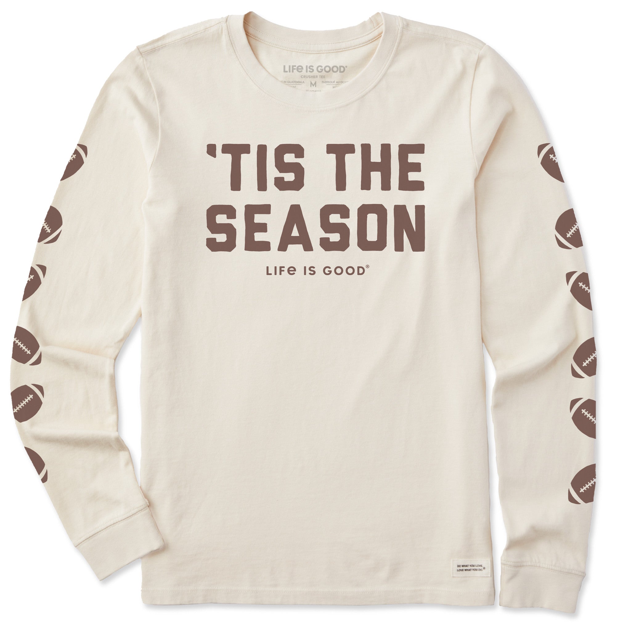 Women's 'Tis the Season Football Long Sleeve Crusher Tee | Shop