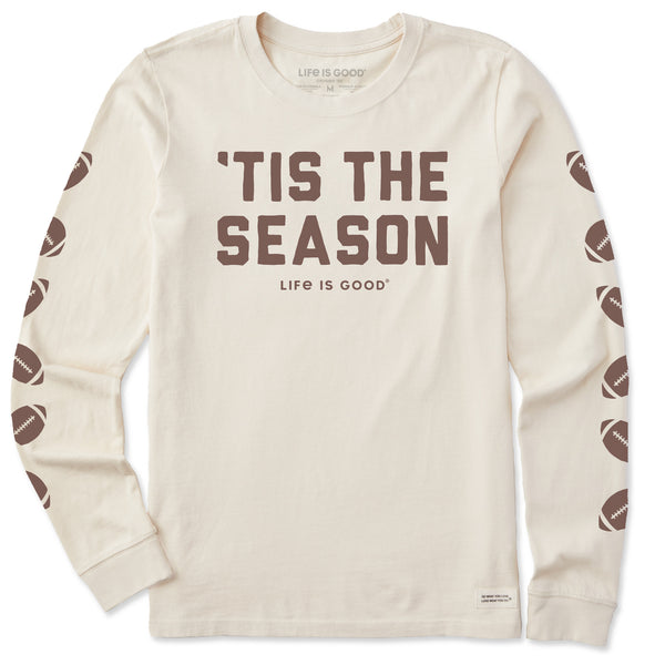 Women's 'Tis the Season Football Long Sleeve Crusher Tee | Shop