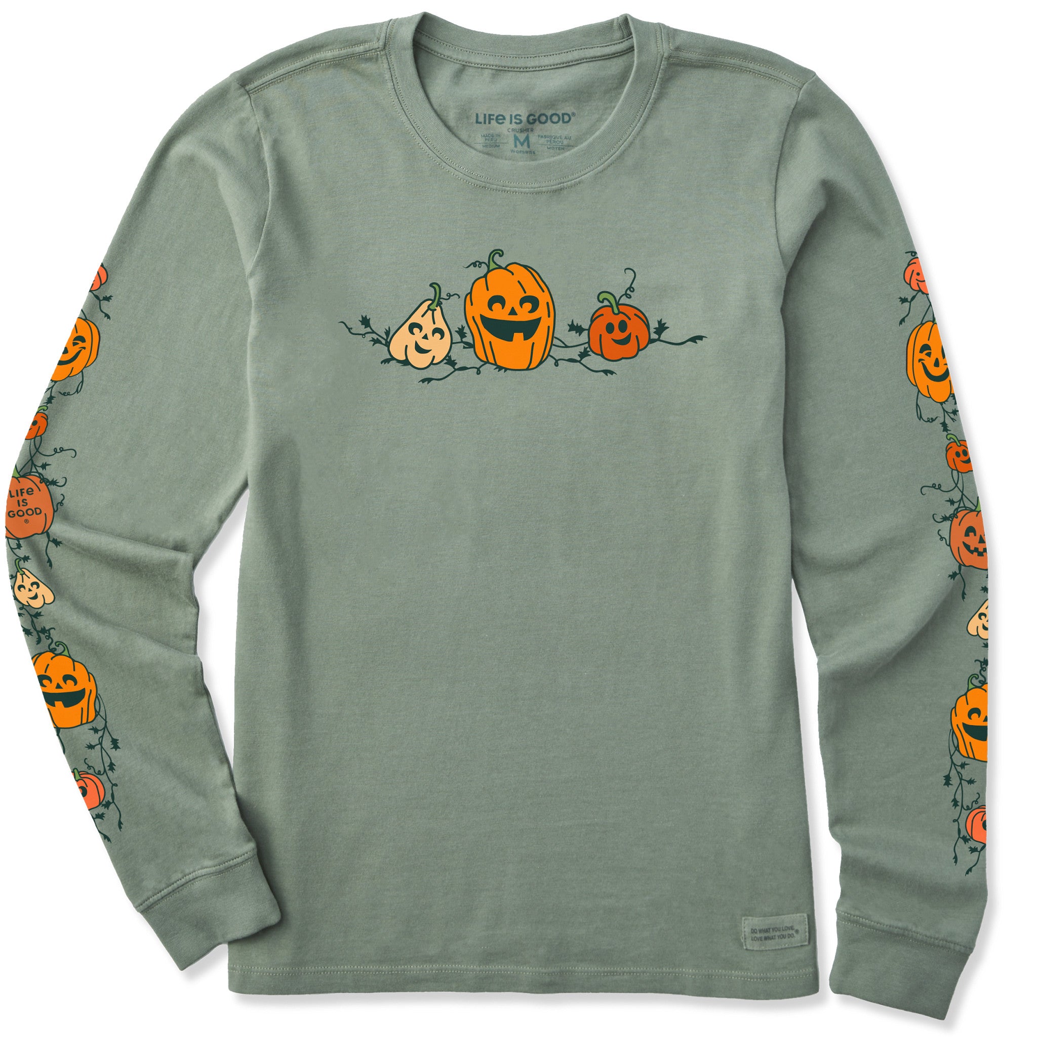 Women's Jack-O-Lanterns Long Sleeve Crusher Tee | Shop Life is Good