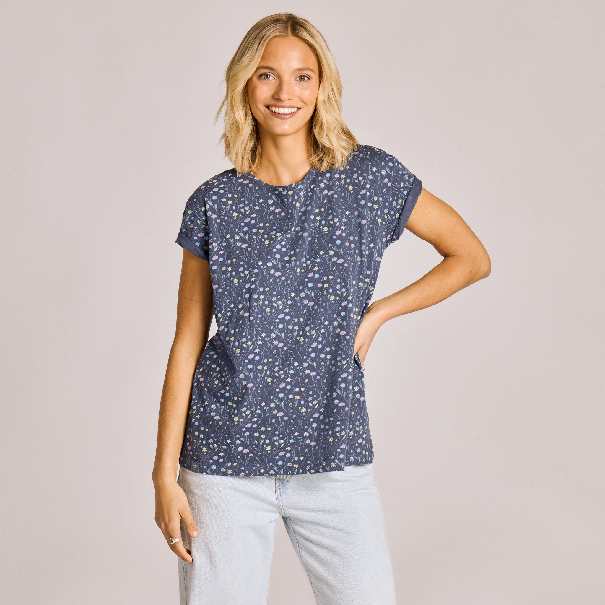 Graphpaper (グラフペーパー) Flower Printed Shirt print designed by ENAMEL グレー 0 Graphpaper (グラフペーパー) Flower Printed Shirt print designed by