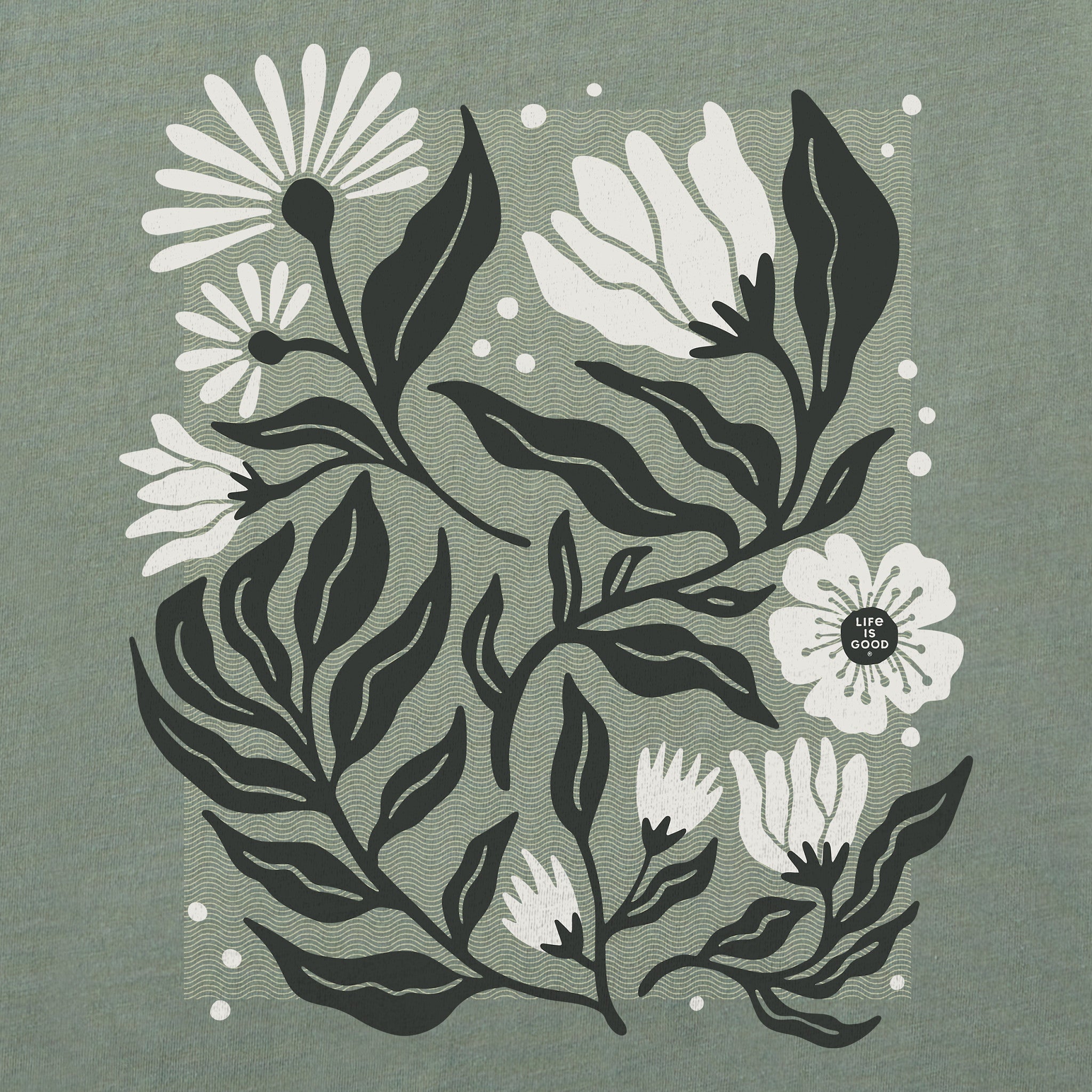 Women's Floral Array Short Sleeve Crusher Boxy Tee | Shop Life is Good