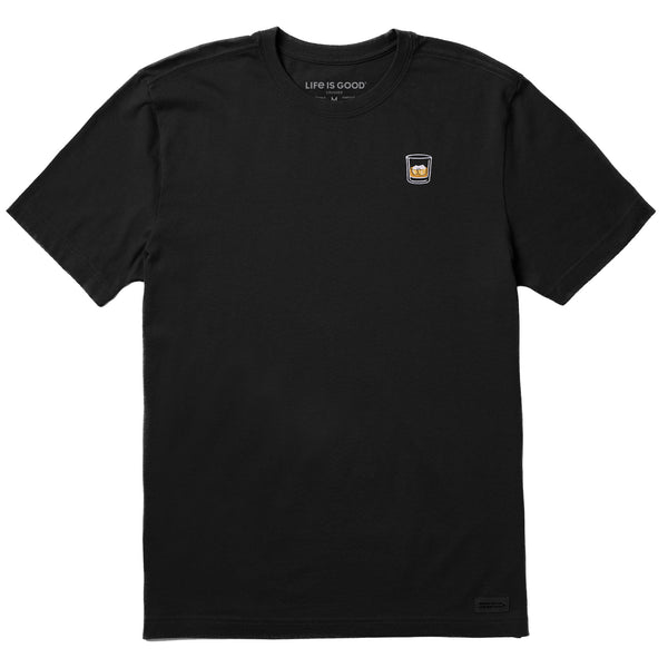 Men's Embroidered Whiskey Glass Short Sleeve Crusher Tee | Shop