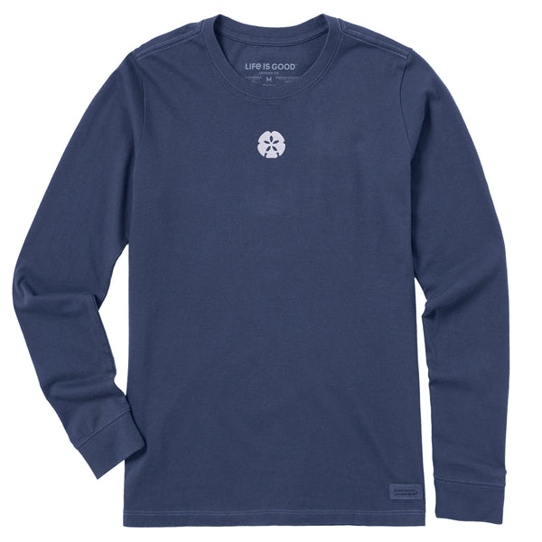 Women's Embroidered Sand Dollar Long Sleeve Crusher Tee | Shop