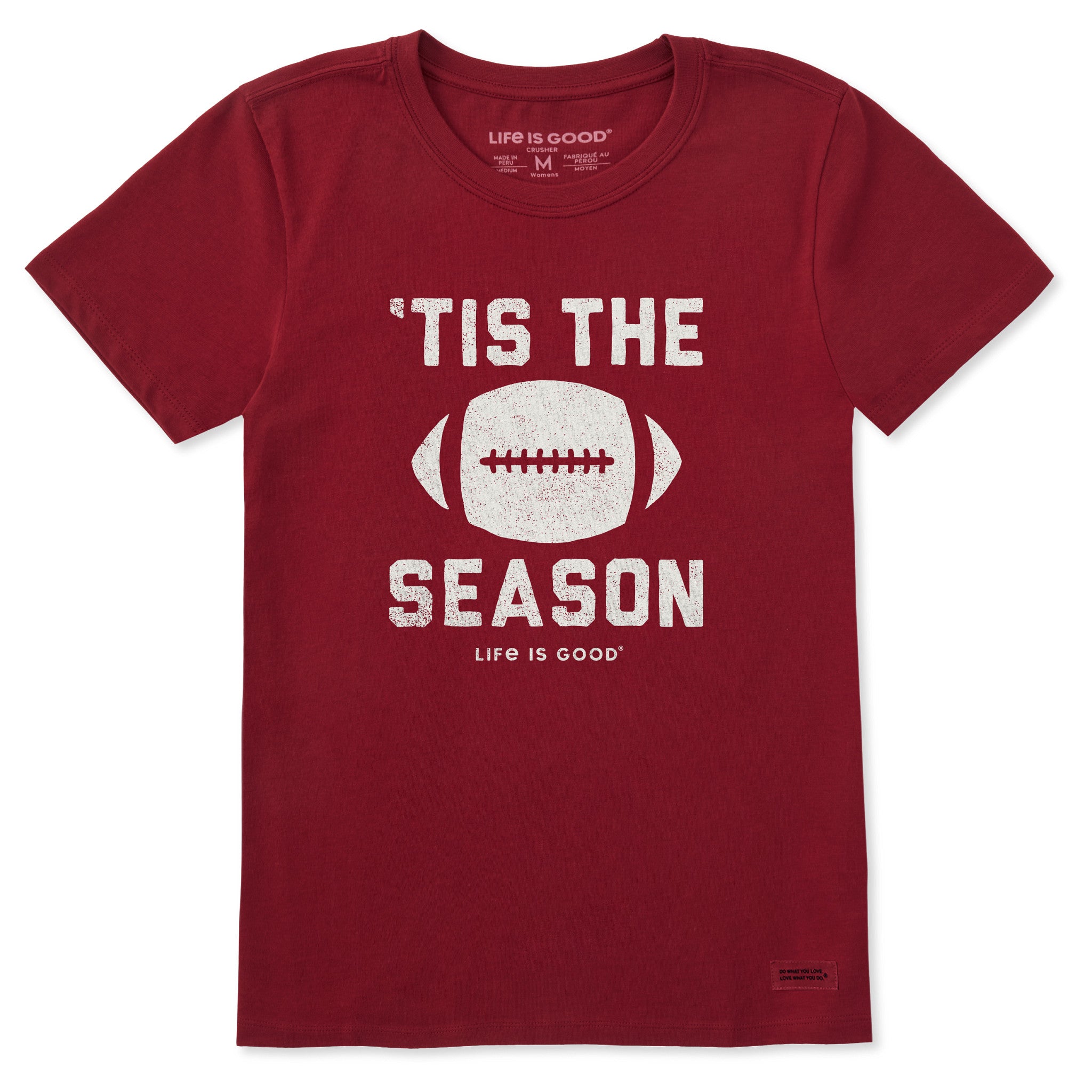 Women's Tis The Football Season Short Sleeve Crusher Tee | Shop