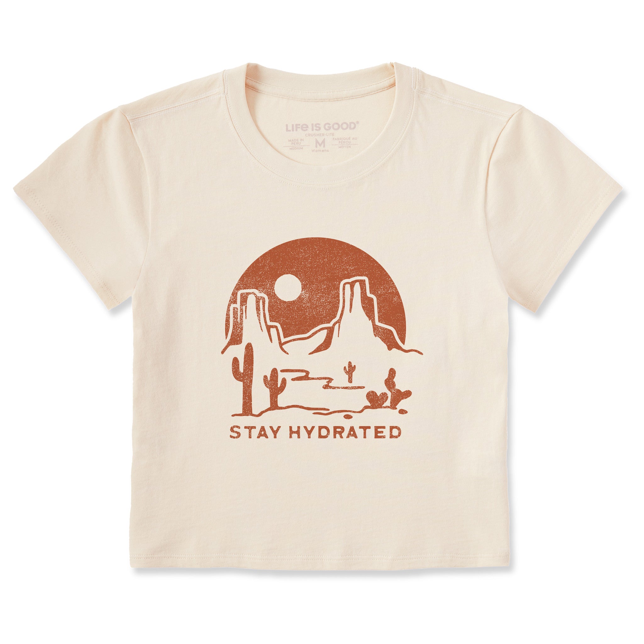 Women's Stay Hydrated in the Desert Crusher-LITE Shrunken Tee