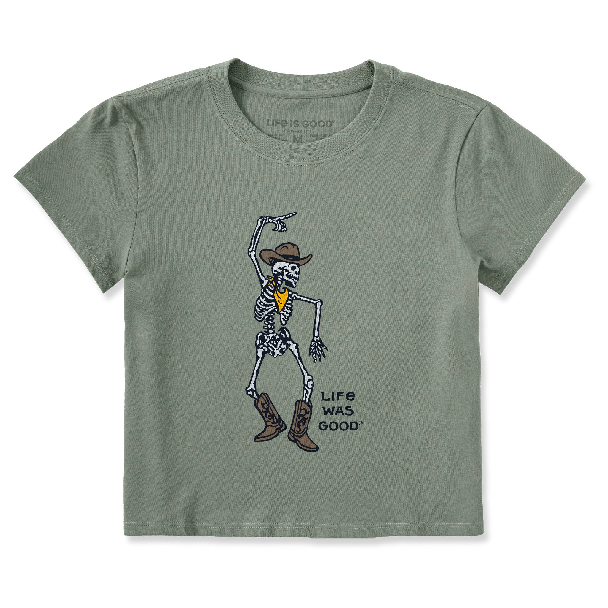 Women's Skeleton Cowboy Dance Crusher-LITE Shrunken Tee | Shop