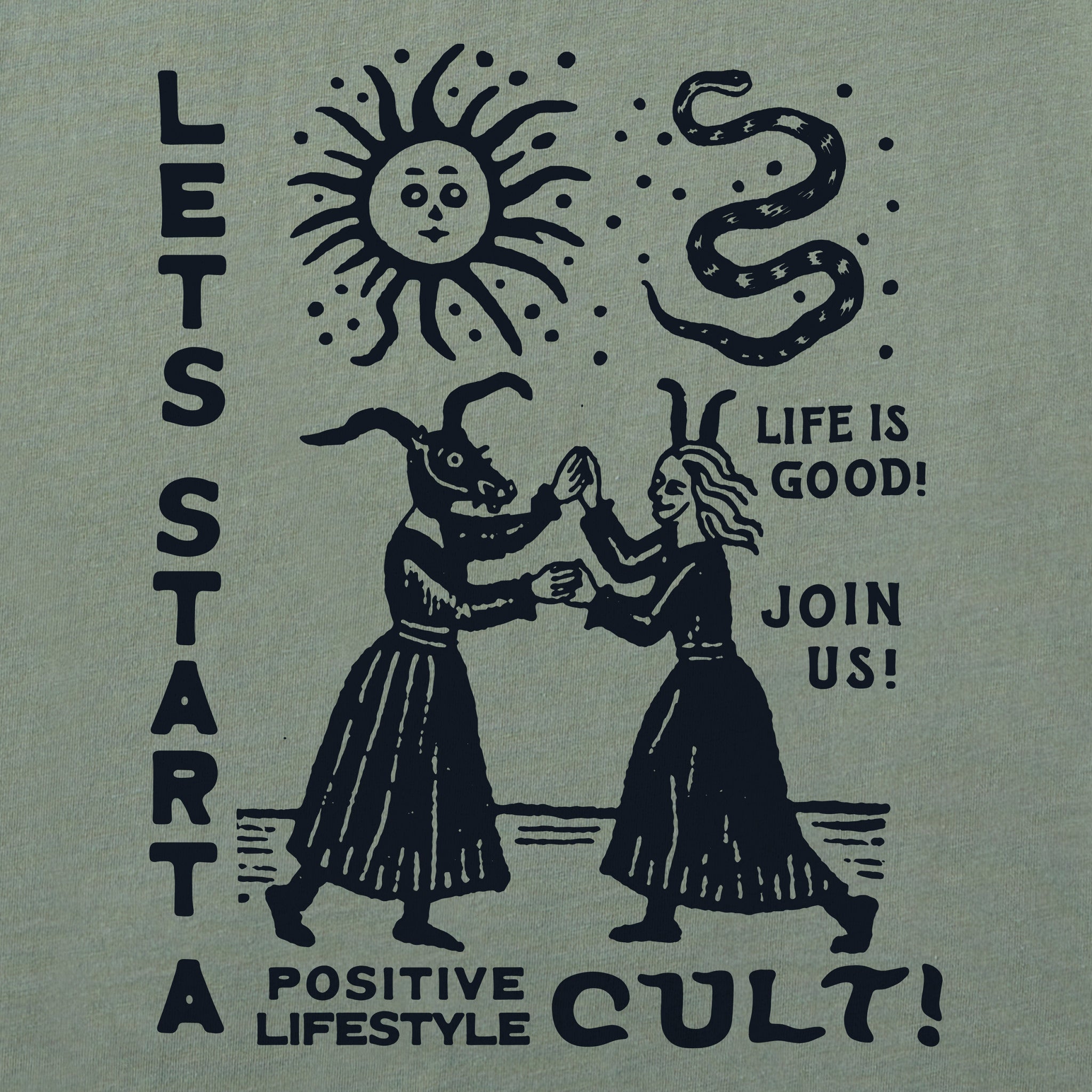 Women's Let's Start a Cult Crusher-LITE Shrunken Tee | Shop Life