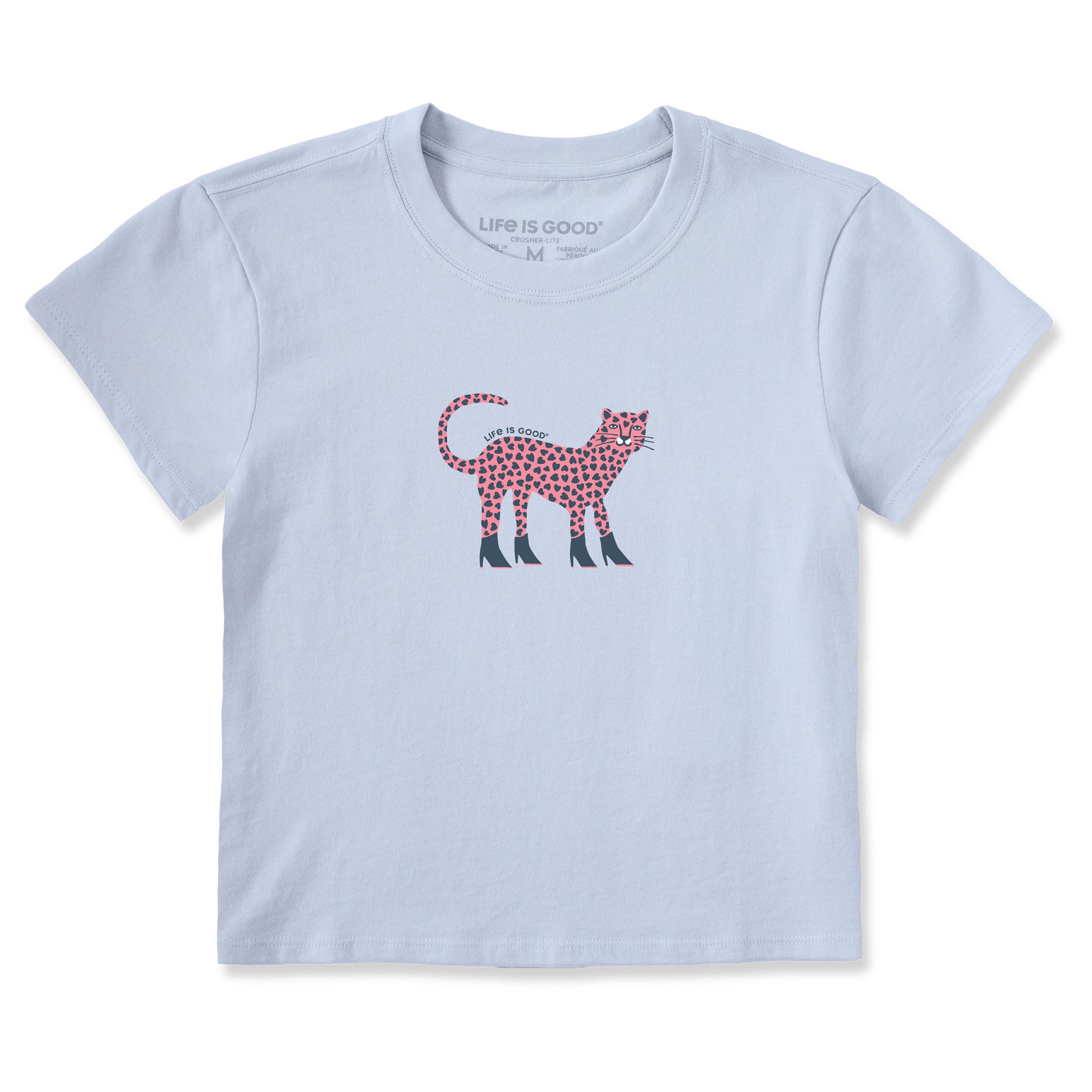 Women's Love Leopard Crusher-LITE Shrunken Tee | Shop Life is Good
