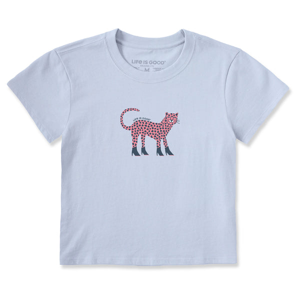 Women's Love Leopard Crusher-LITE Shrunken Tee | Shop Life is Good