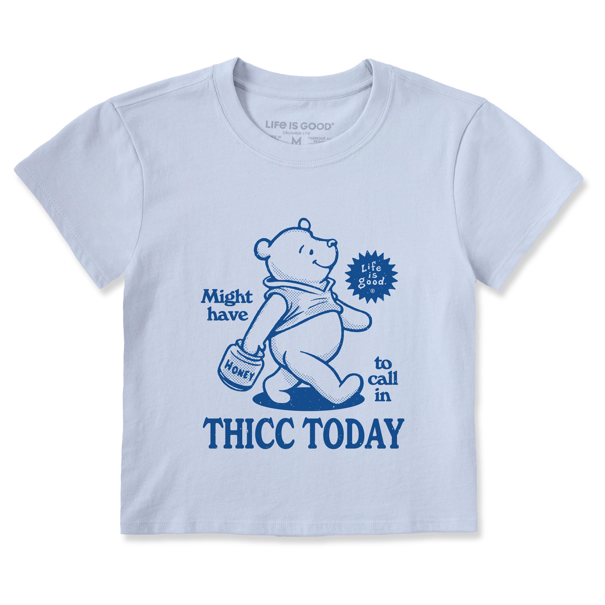 Women's Might Have to Call in Thicc Pooh Crusher-LITE Shrunken Tee