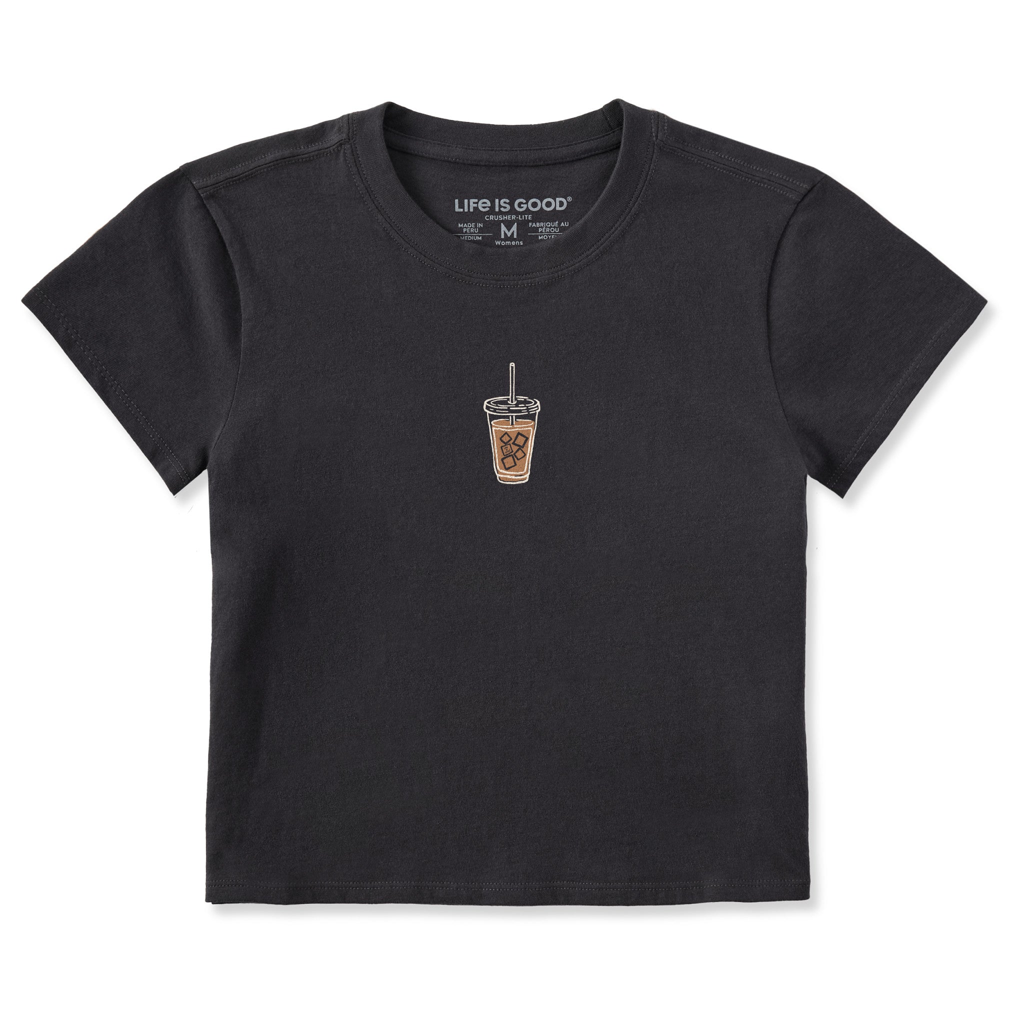 Women's Iced Coffee Crusher-LITE Shrunken Tee | Shop Life is Good