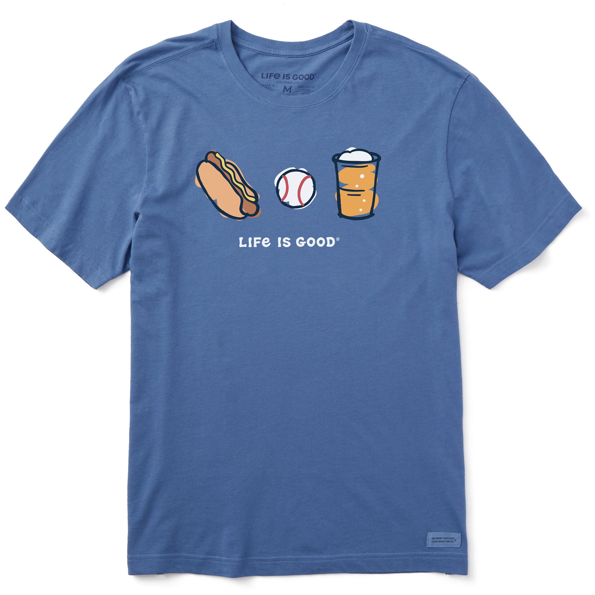 【William : Life Is Good & Good …】新品 Men's Baseball Trio Short Sleeve Tee | Shop Life is Good