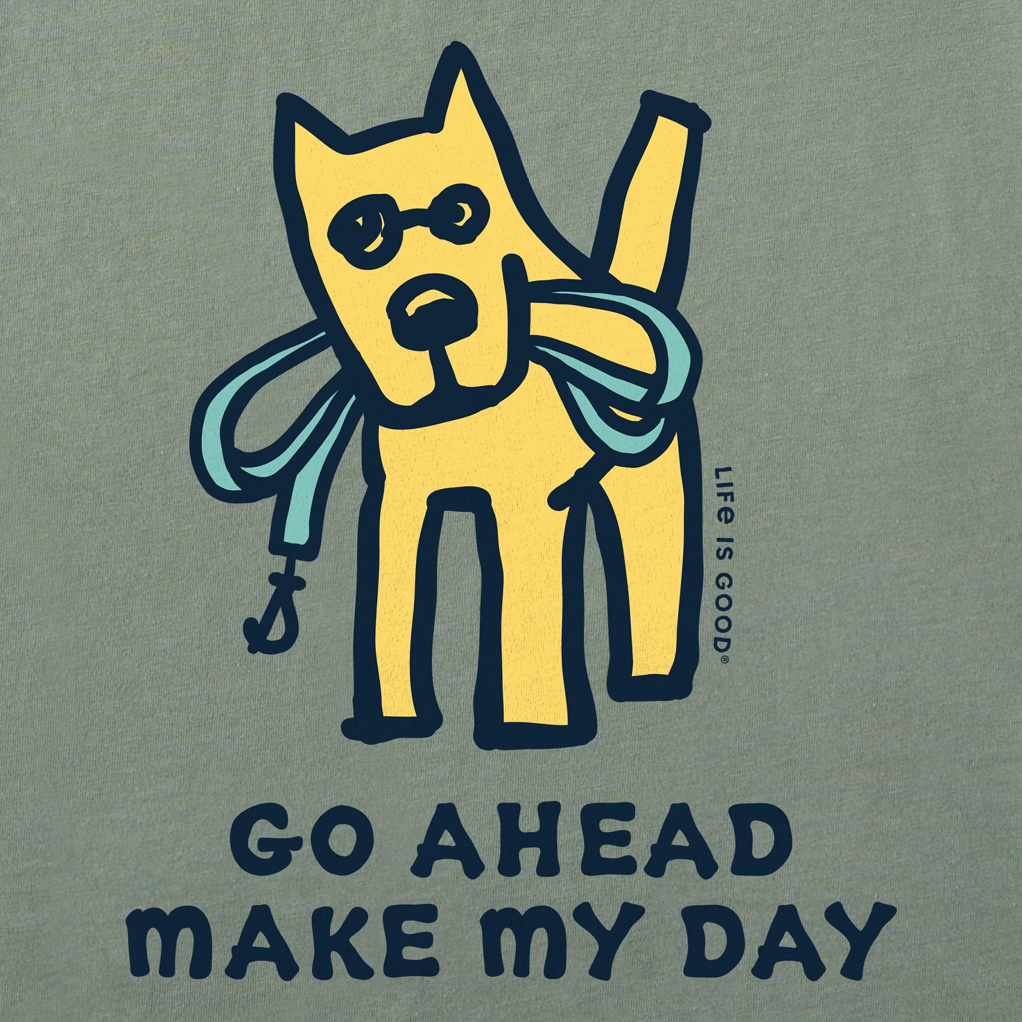 Men's Go Ahead Make My Day Short Sleeve Tee | Shop Life is Good