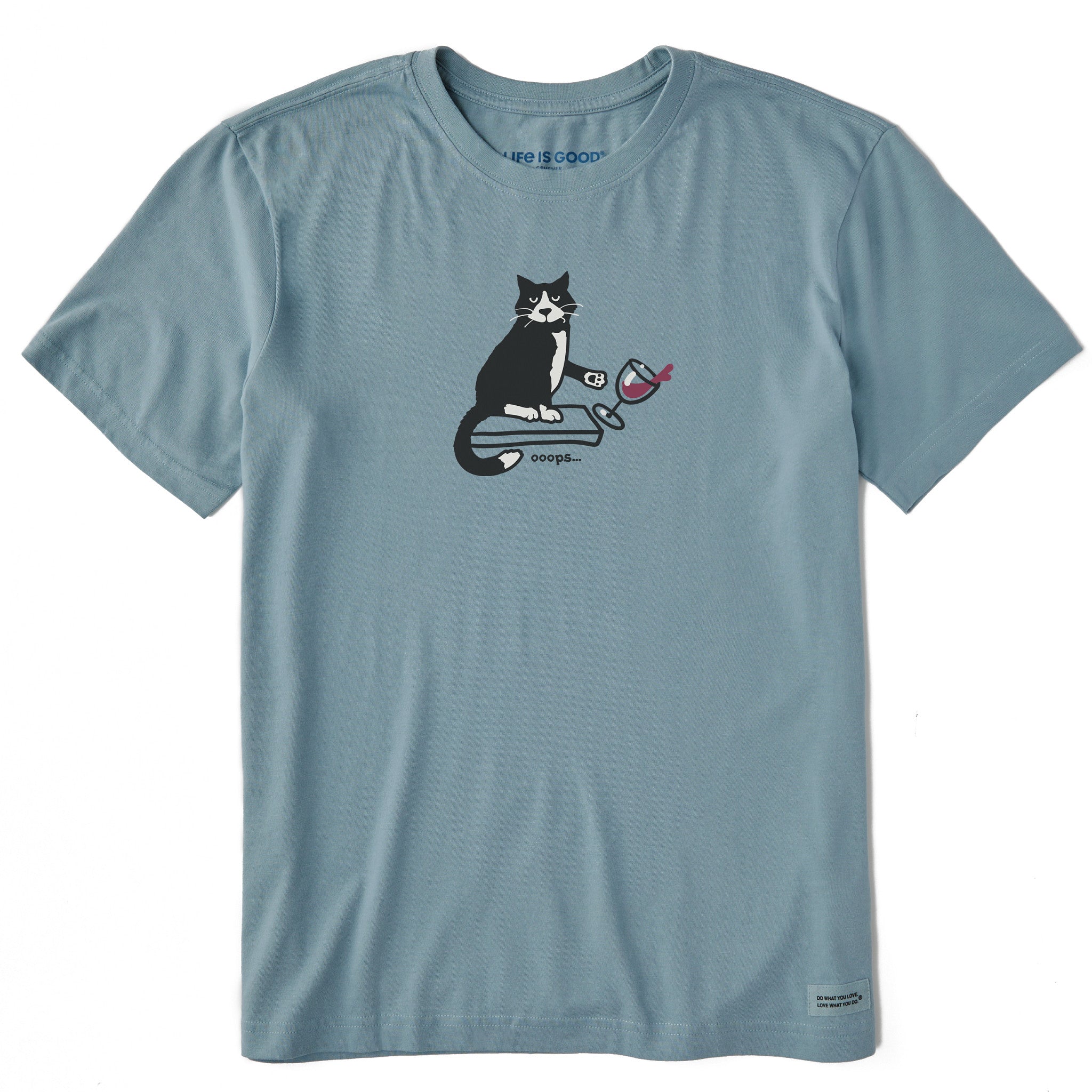 Men's Oops Cat Short Sleeve Crusher Tee | Shop Life is Good