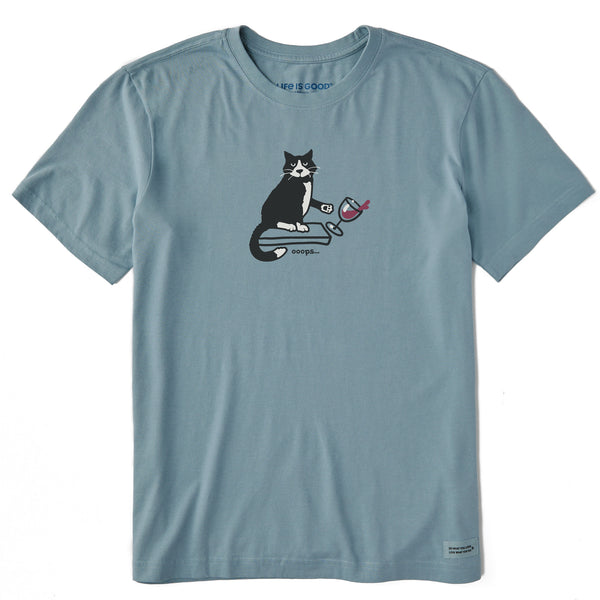 Men's Oops Cat Short Sleeve Crusher Tee | Shop Life is Good