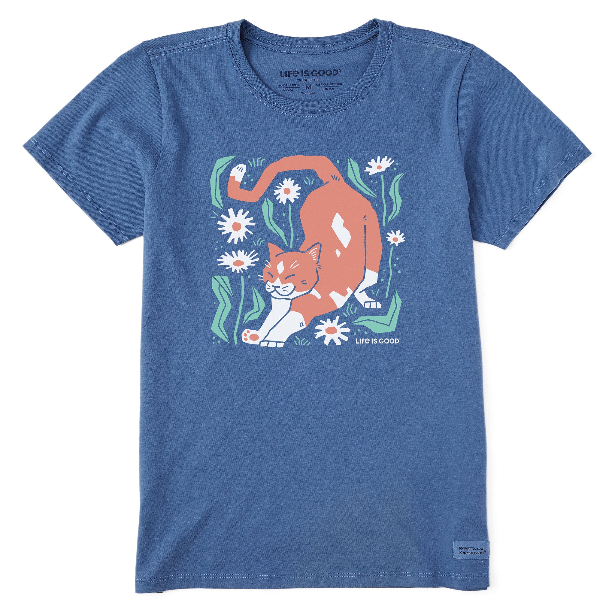 Product image for "Women's Big Stretch Cat Short Sleeve Tee" ||160588_1