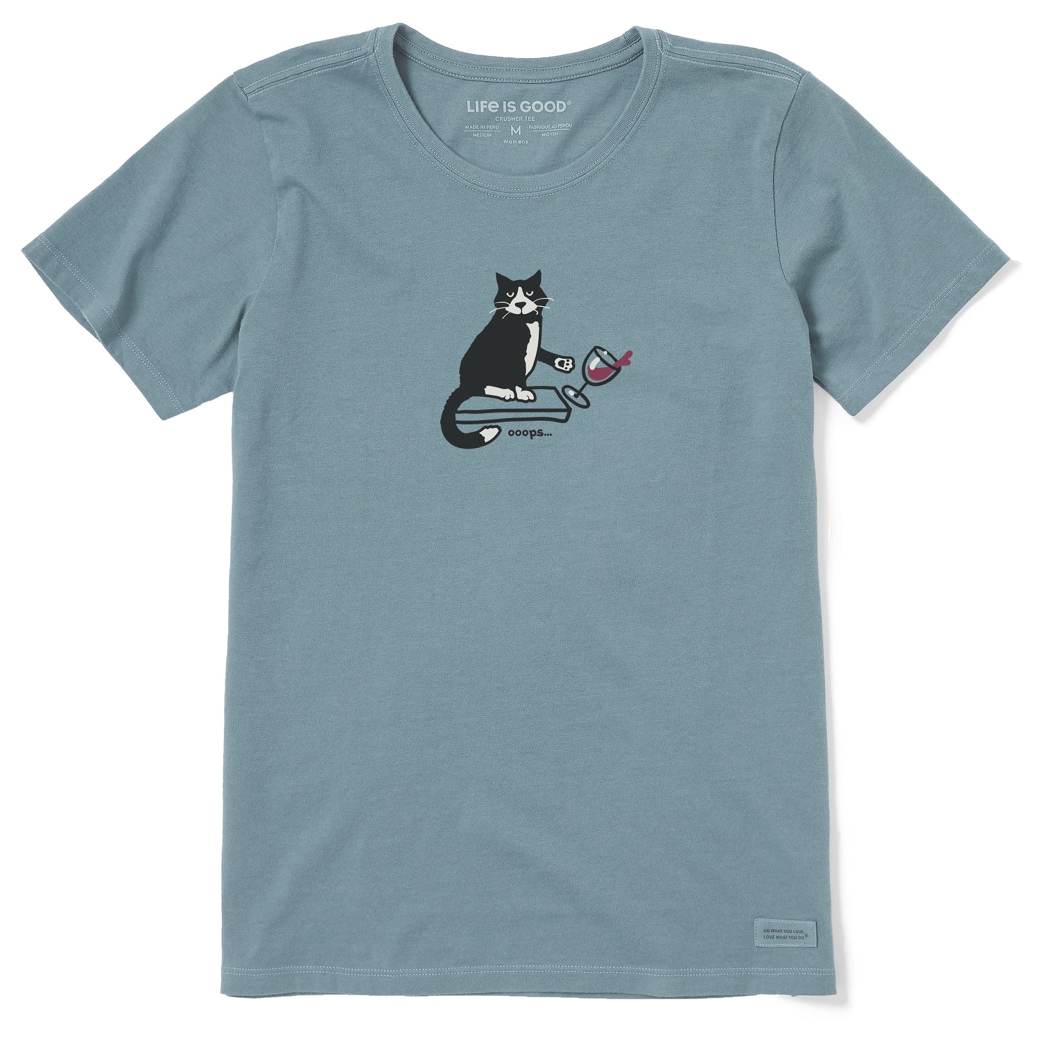 Women's Oops Cat Short Sleeve Crusher Tee | Shop Life is Good