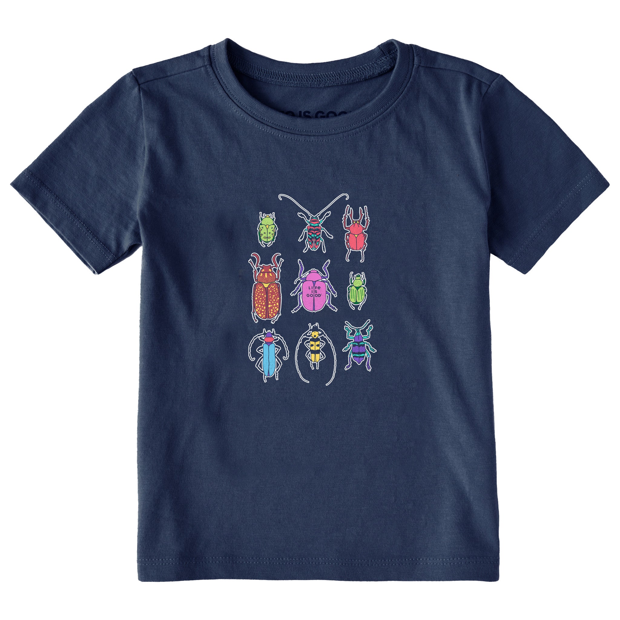 Toddler Cool Bug Grid Short Sleeve Crusher Tee | Shop Life is Good