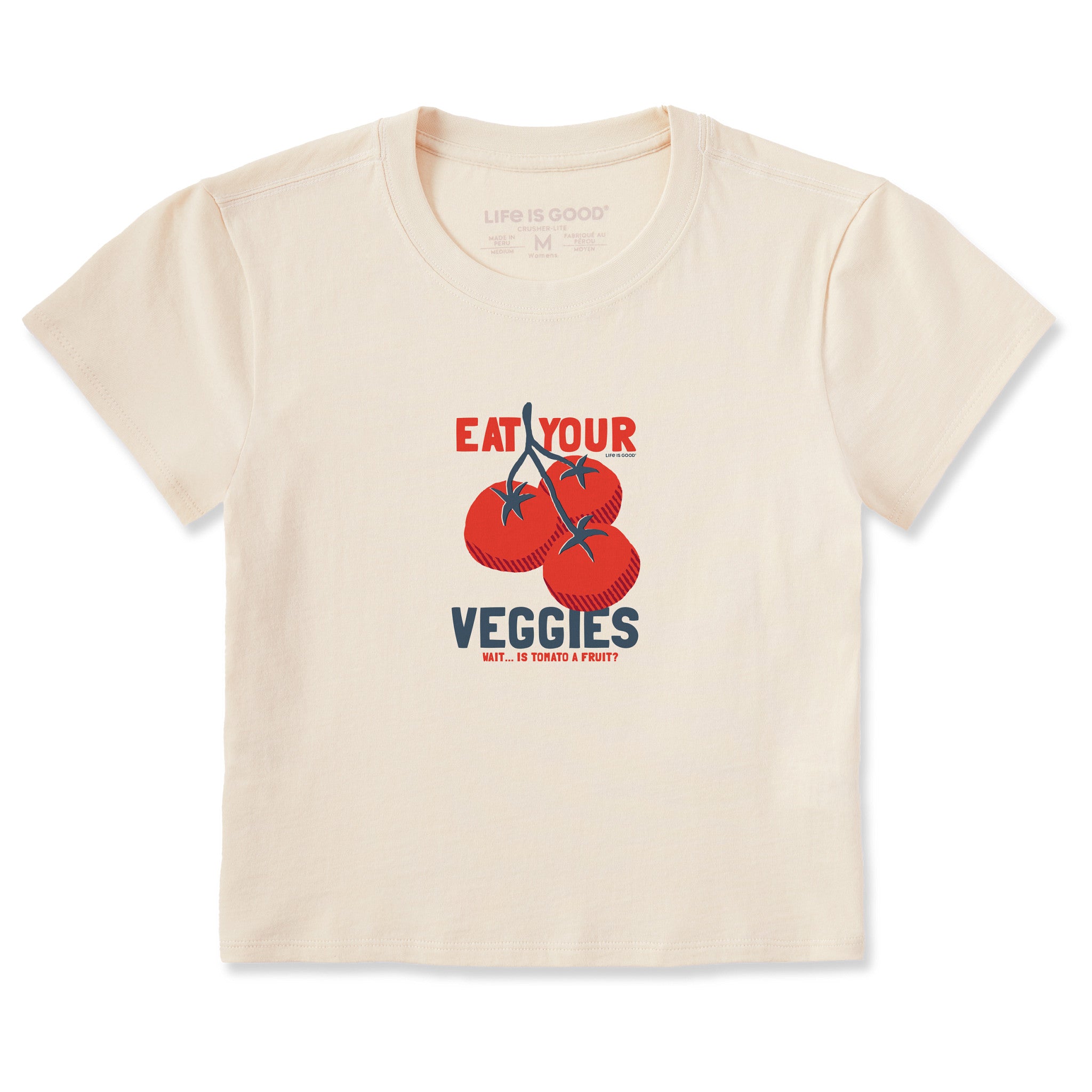 Women's Eat Your Veggies Crusher-LITE Shrunken Tee | Shop Life is Good