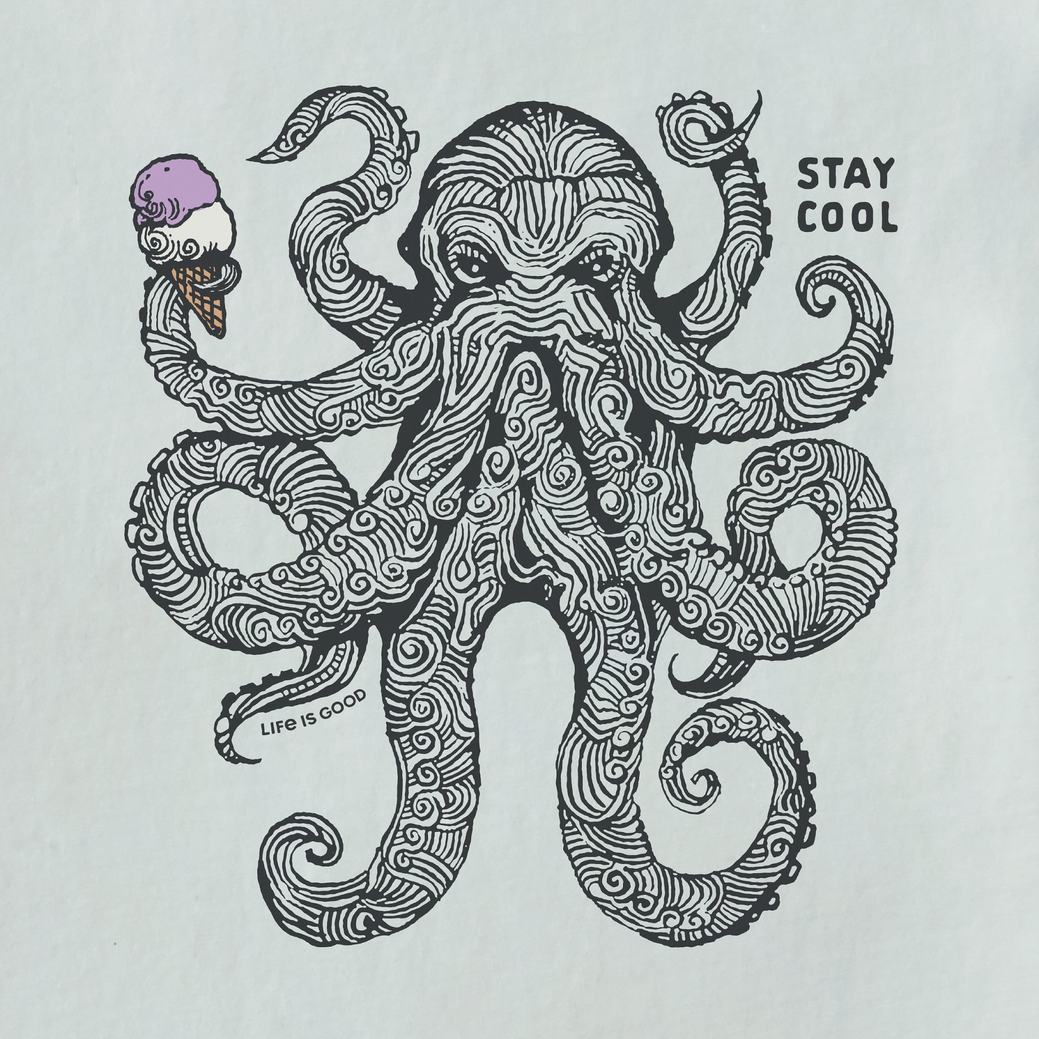 Men's Stay Cool Octopus Short Sleeve Crusher-LITE Tee | Shop Life