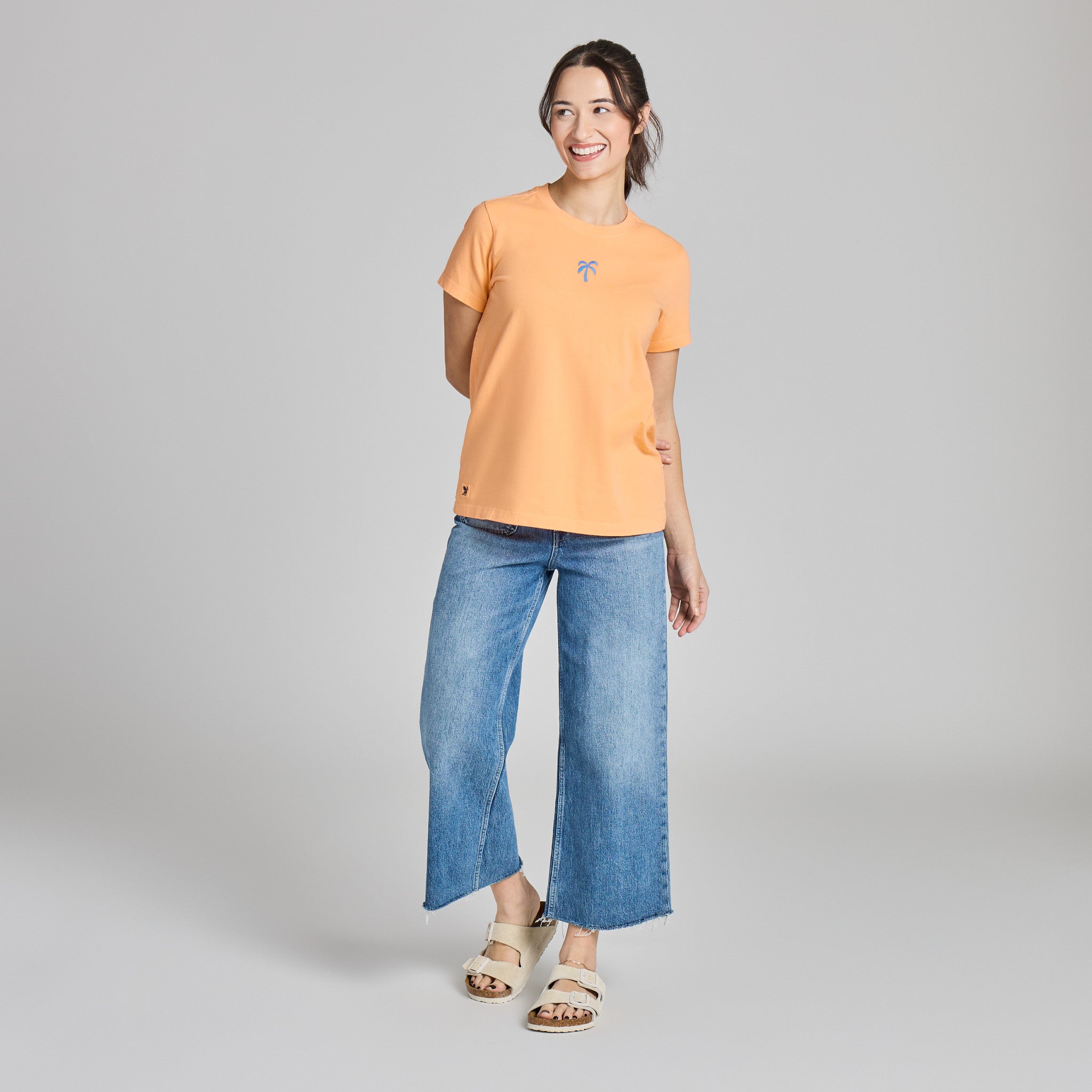 トップス Charas Women's Chill Palm Short Sleeve Crusher Tee | Shop Life is Good