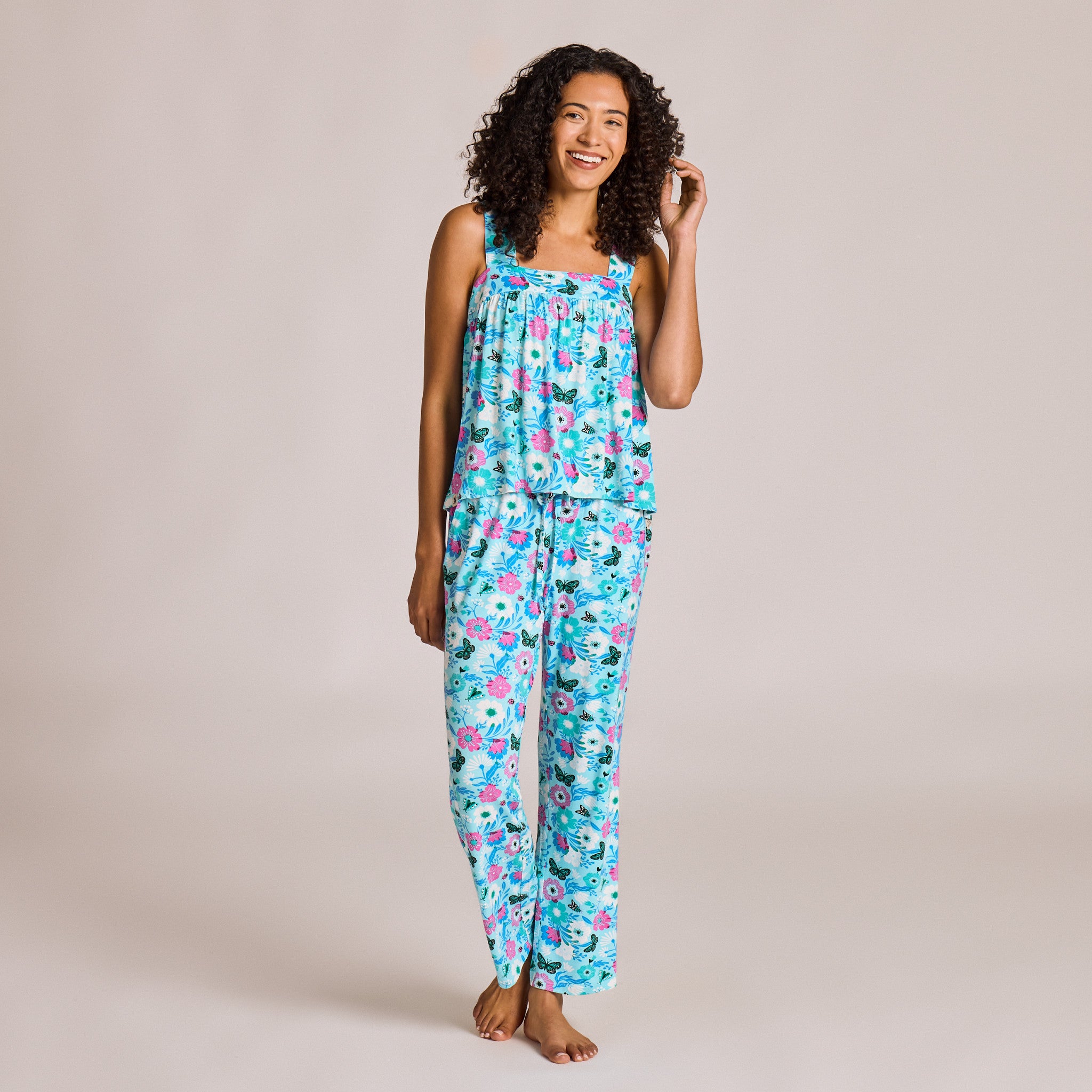Women's Summer Garden Pattern Lightweight Sleep Pant | Shop Life