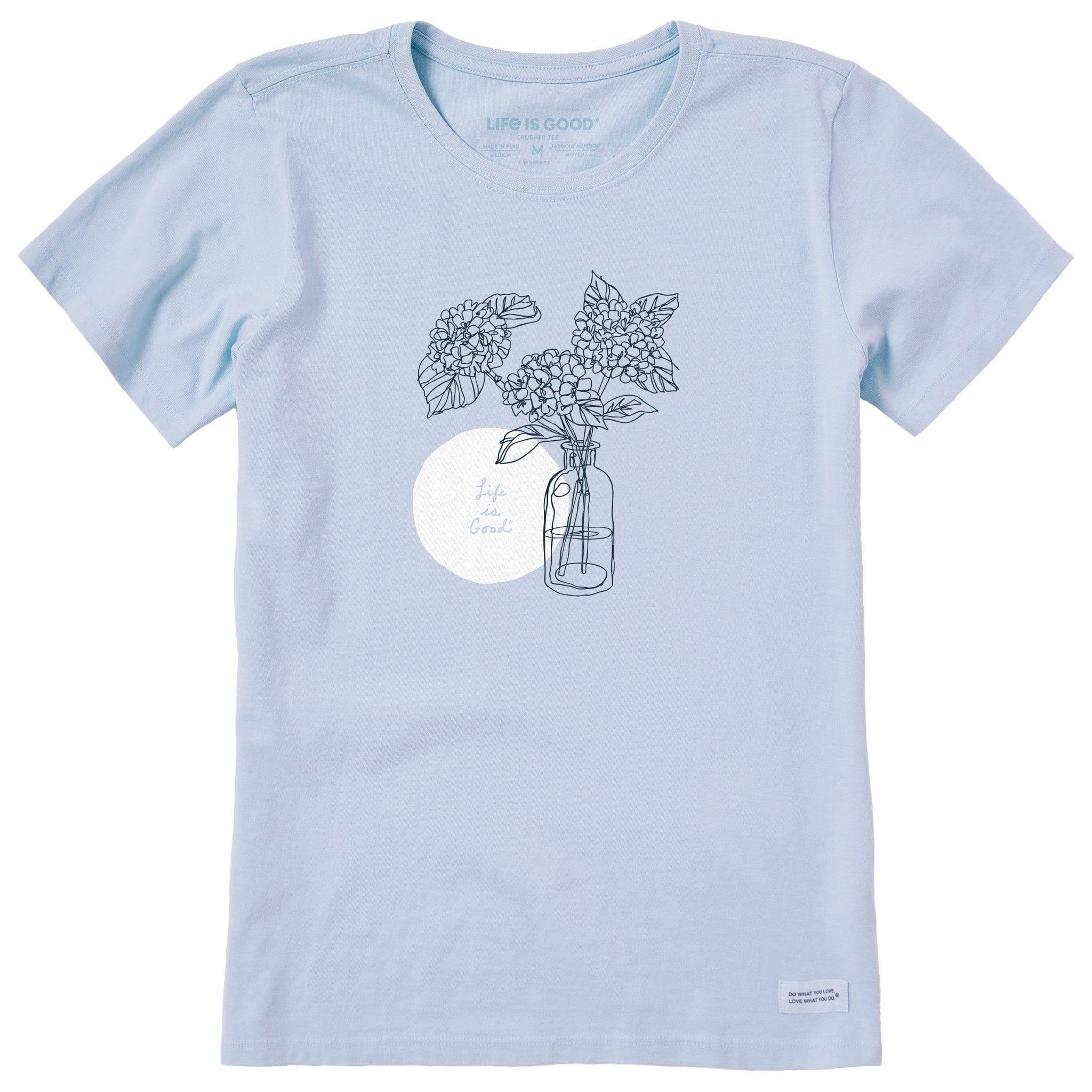 Women's Hydrangea Sunset Short Sleeve Crusher Tee | Shop Life is Good
