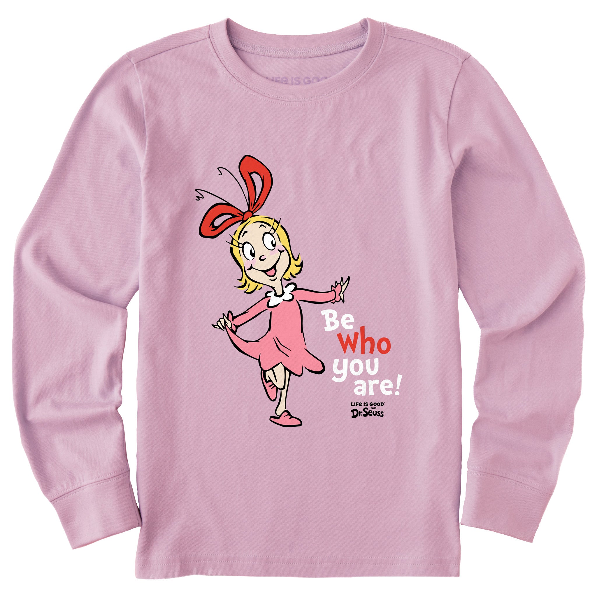 Kids Be Who You Are Cindy Lou Long Sleeve Crusher Tee | Shop Life