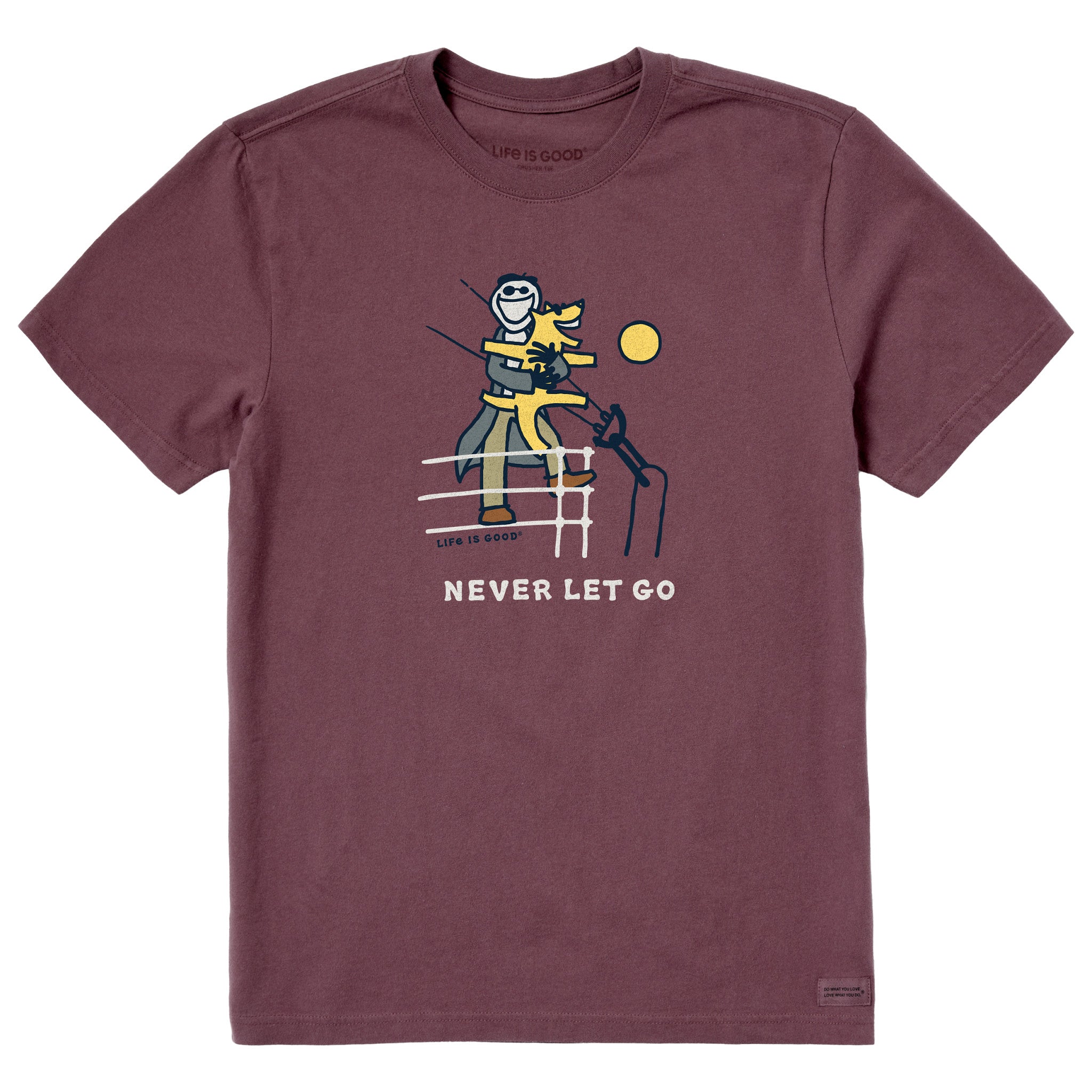 Men's Never Let Go Jake Short Sleeve Crusher Tee | Shop Life is Good