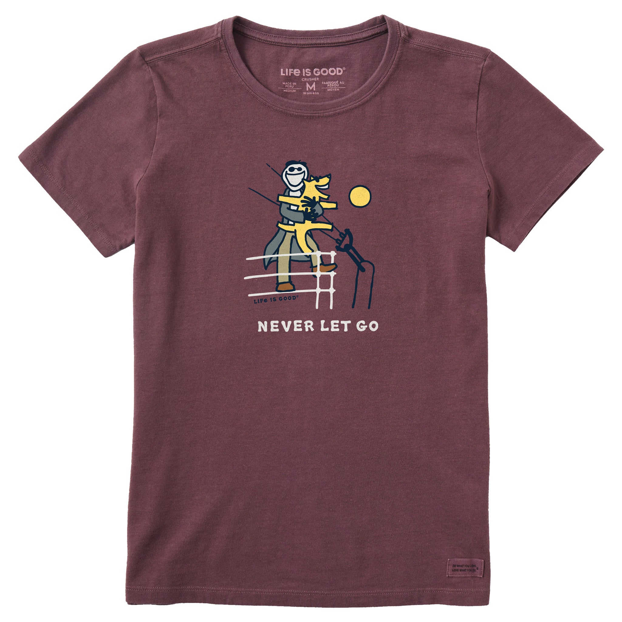Women's Never Let Go Jake Short Sleeve Crusher Tee | Shop Life is Good