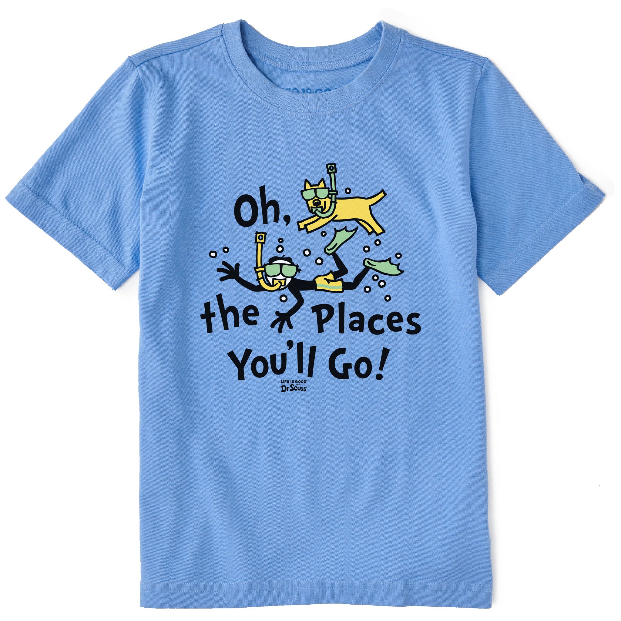 Kids Oh the Places You'll Go Scuba Short Sleeve Crusher Tee | Shop