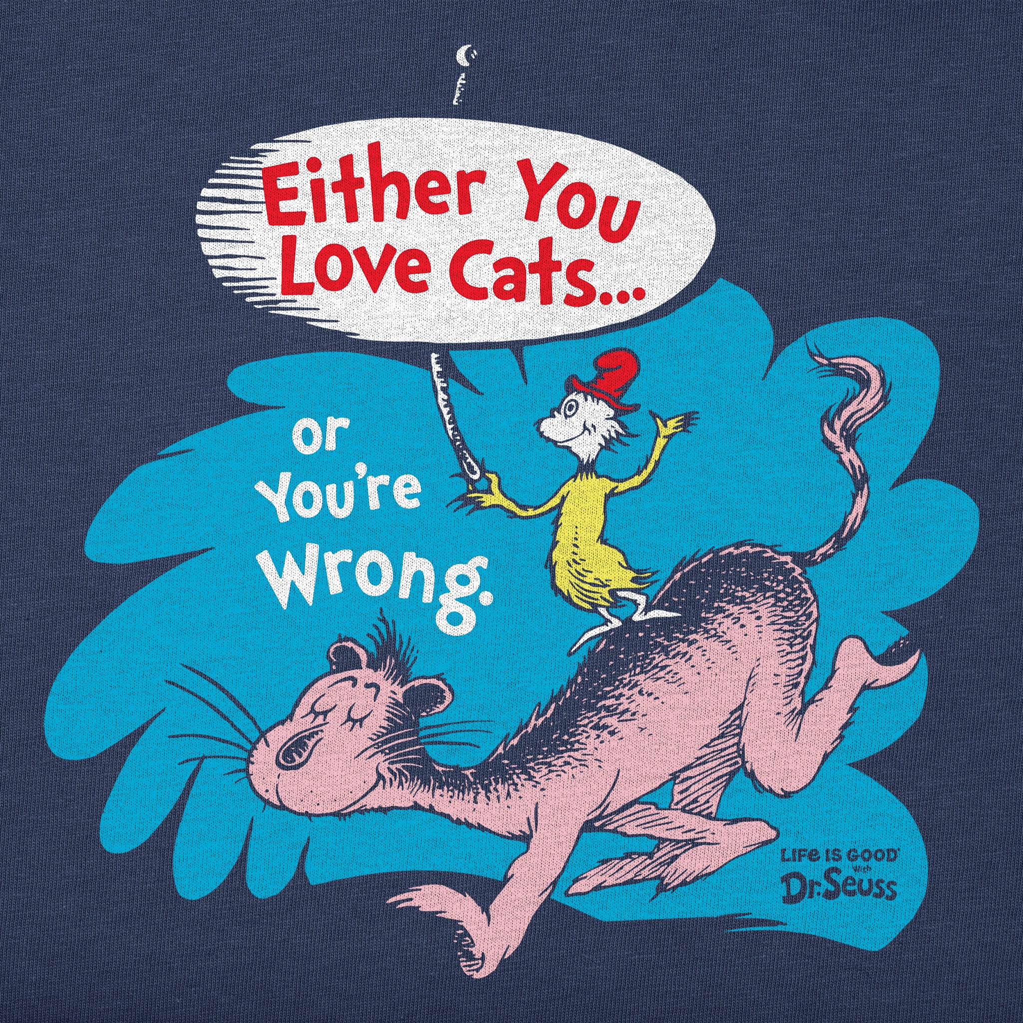 Kids Dr. Seuss Cat Love Short Sleeve Crusher Tee | Shop Life is Good