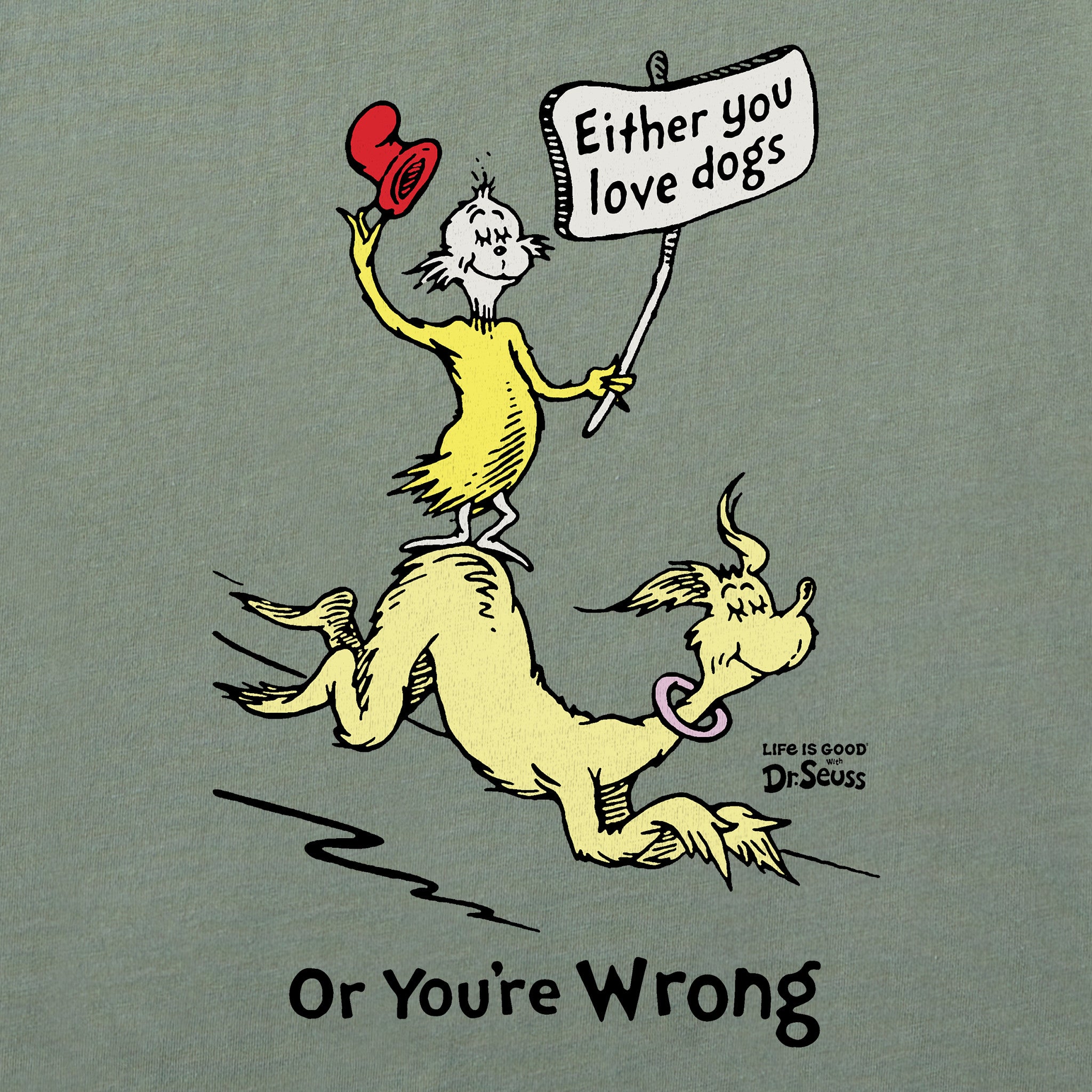 Women's Dr. Seuss Dog Love Short Sleeve Crusher Tee | Shop Life is
