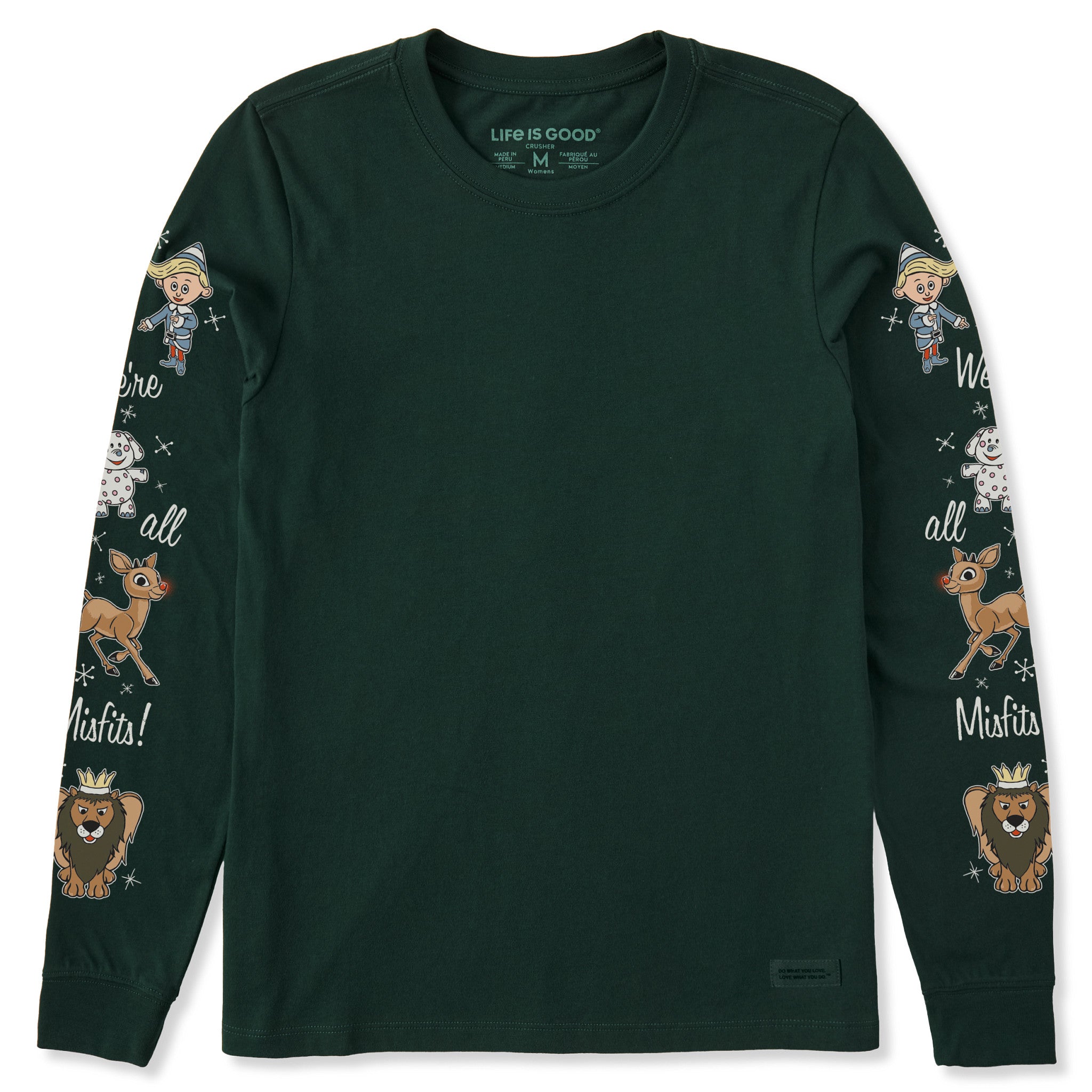 Women's We're All Misfits Friends Long Sleeve Crusher Tee | Shop