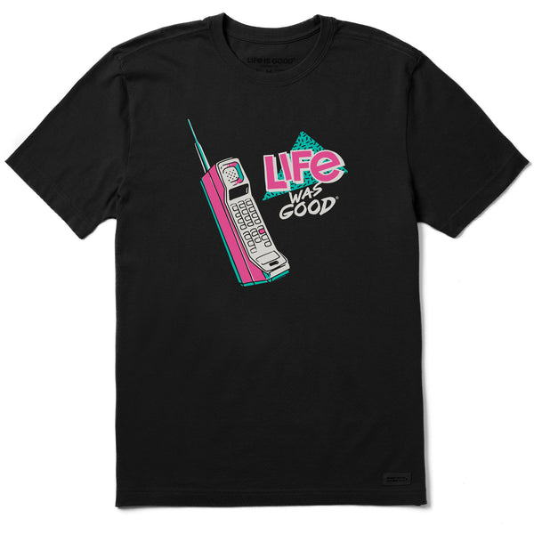Men's Life Was Good Brick Phone Short Sleeve Tee | Shop Life is Good
