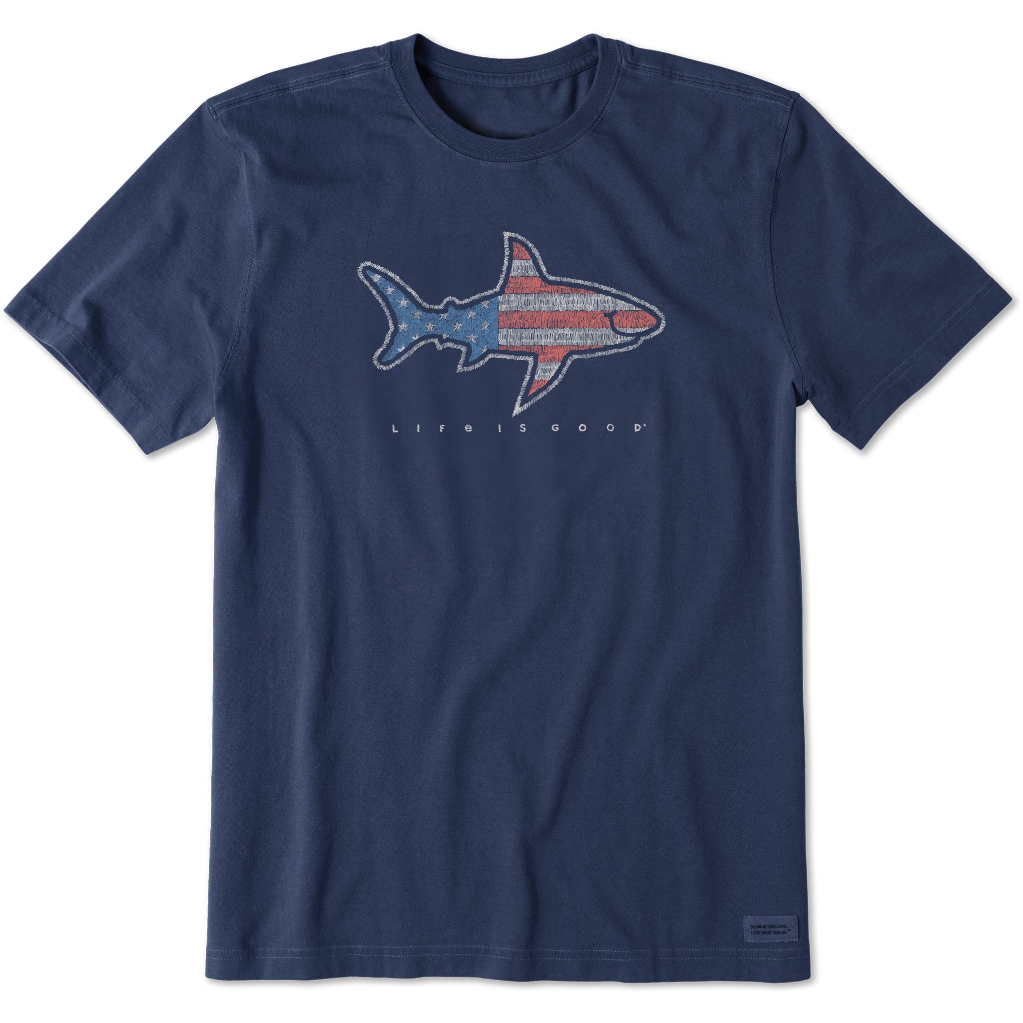 Men's USA Shark Short Sleeve Tee | Shop Life is Good