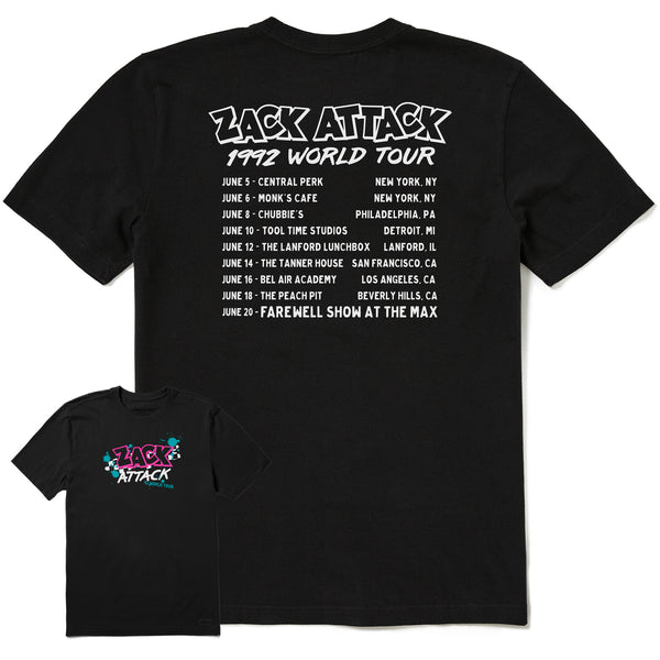 Men's Zack Attack '92 World Tour Short Sleeve Tee | Shop Life is Good
