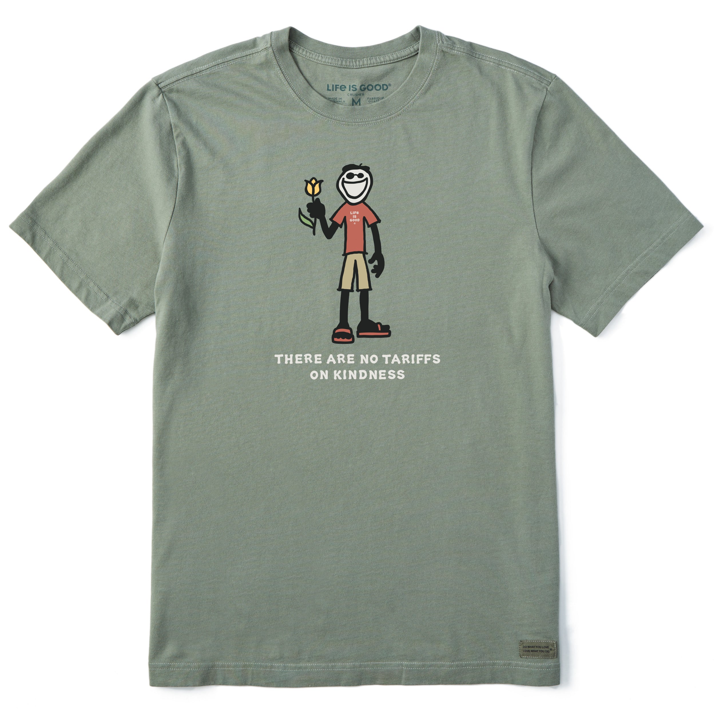 Men's No Tariffs on Kindness Jake Short Sleeve Crusher Tee | Shop