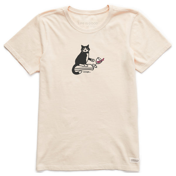 Women's Oops Cat Short Sleeve Crusher Tee | Shop Life is Good
