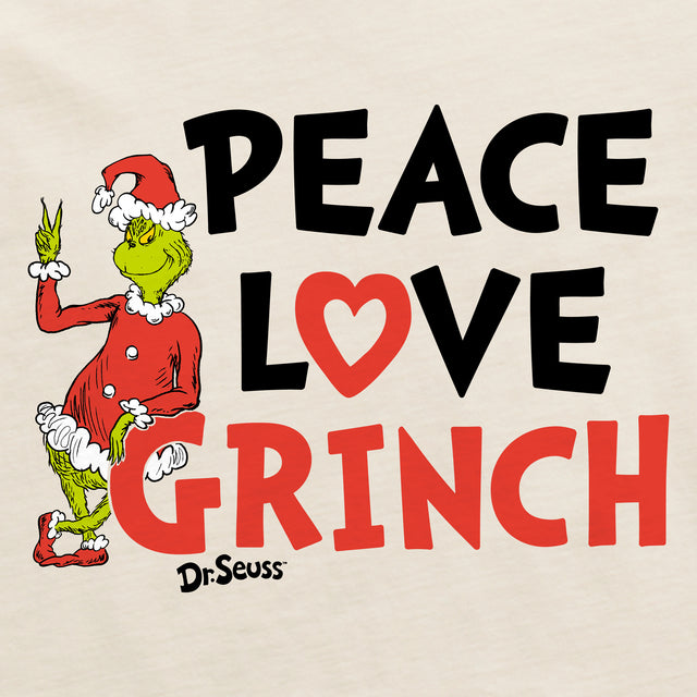 Product image for "Women's Peace Love Grinch Long Sleeve Crusher Boxy Tee" ||163429_2