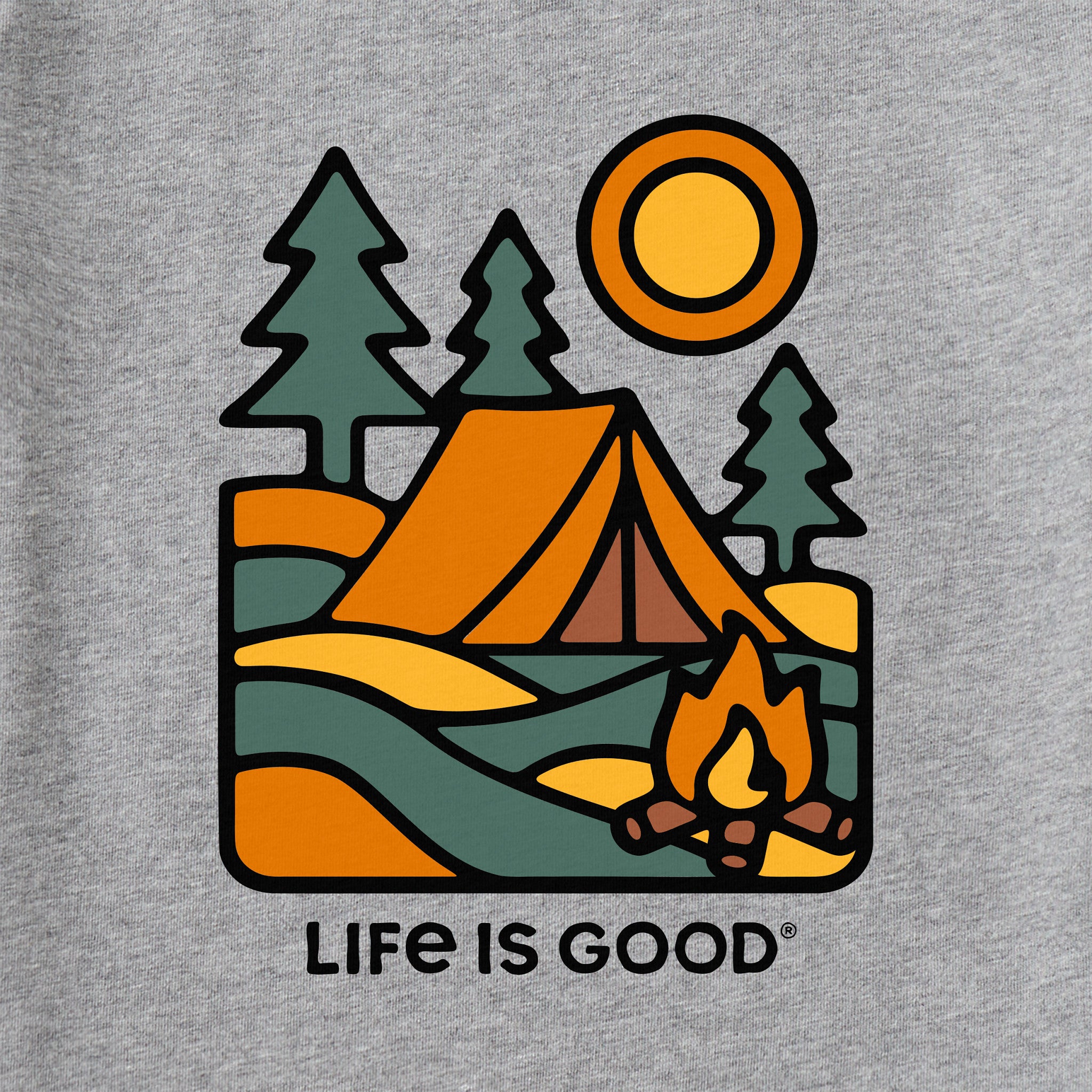 Men's Campfire Scene Short Sleeve Tee | Shop Life is Good