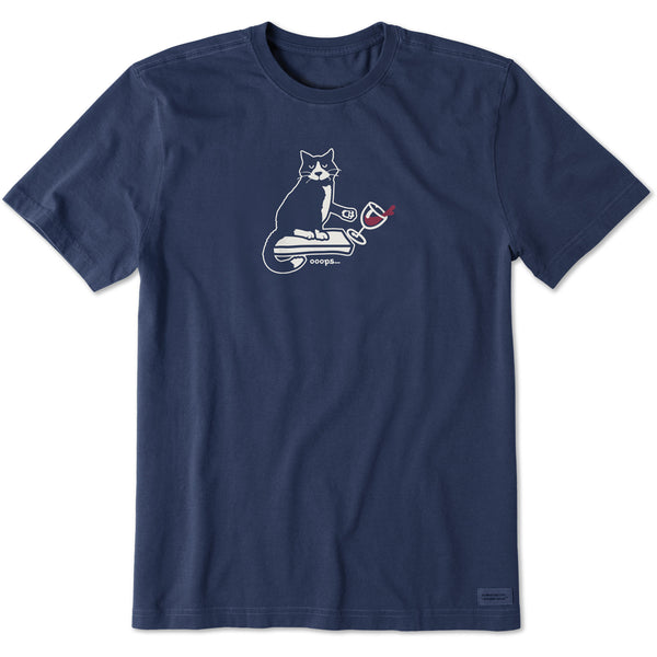 Men's Oops Cat Short Sleeve Crusher Tee | Shop Life is Good
