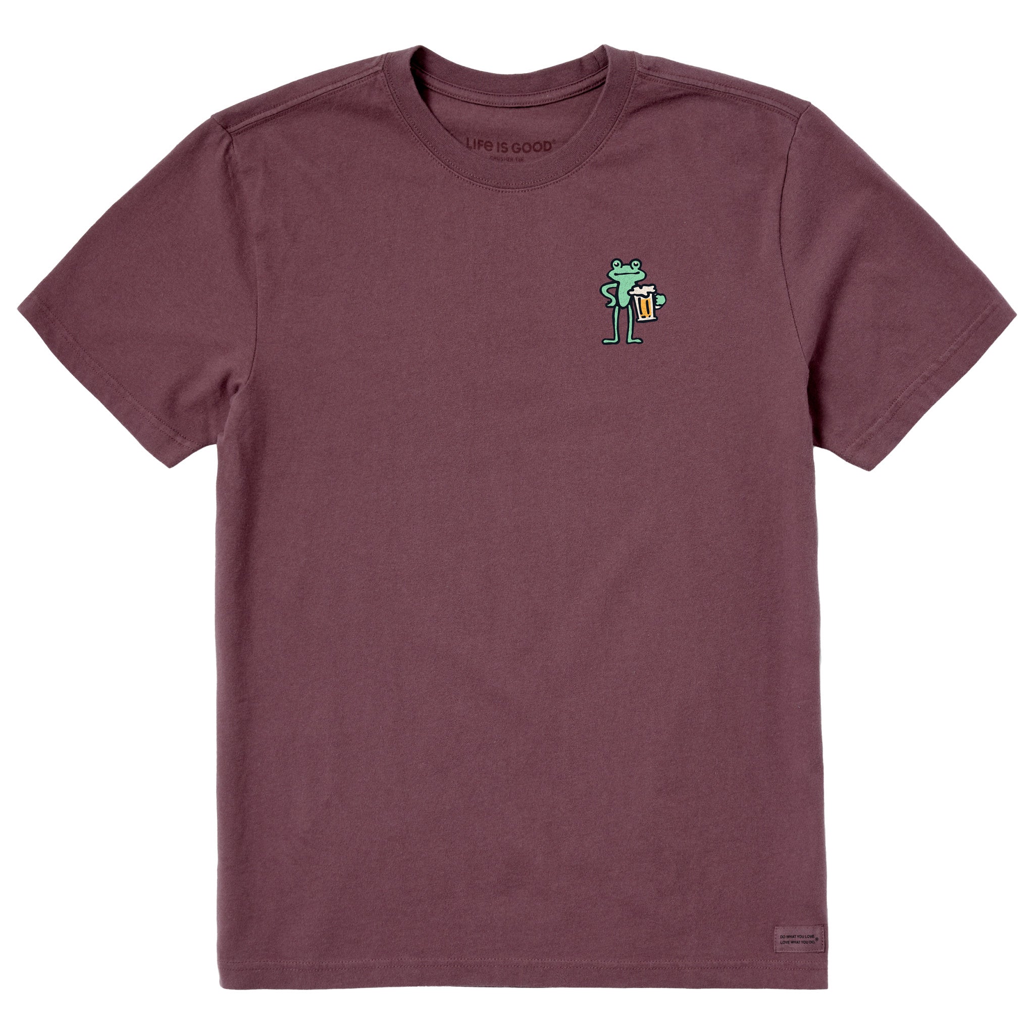 Men's Frog with Beer Short Sleeve Crusher Tee | Shop Life is
