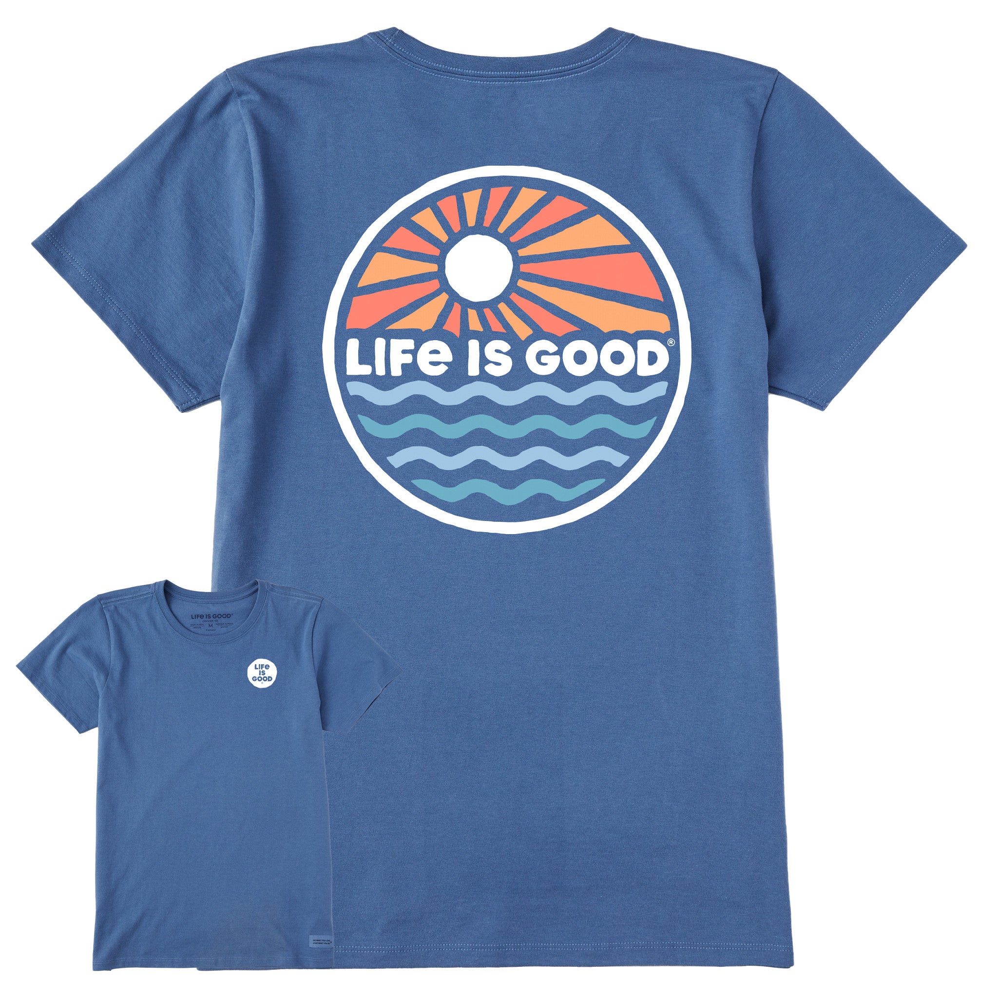 【新品】Life is Good Tシャツ / ライフイズグッド Women's Life is Good Sunset on the Water Short Sleeve Tee | Shop