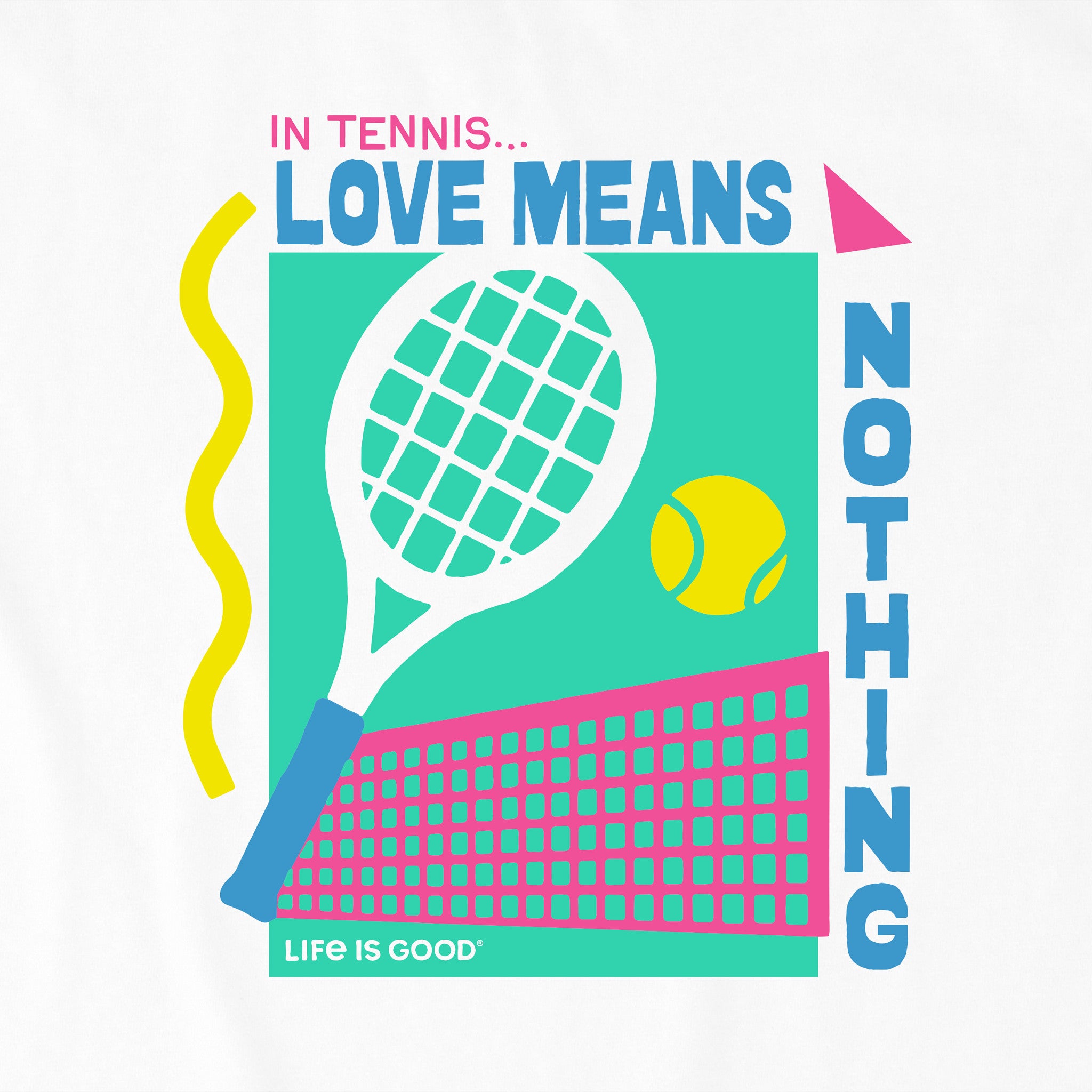 Men's Tennis Love Means Nothing Short Sleeve Tee | Shop Life is Good
